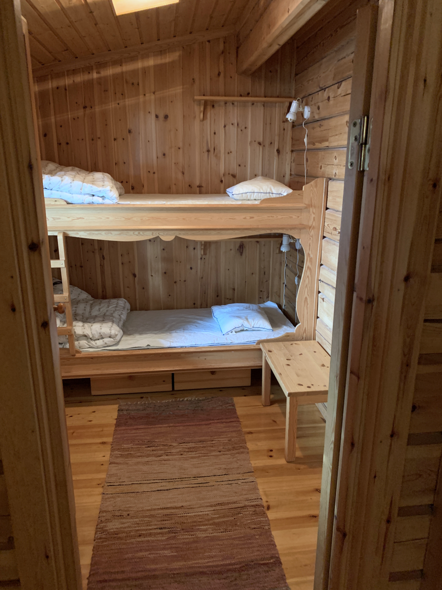 Fjällstuga. Lilla sovrummet