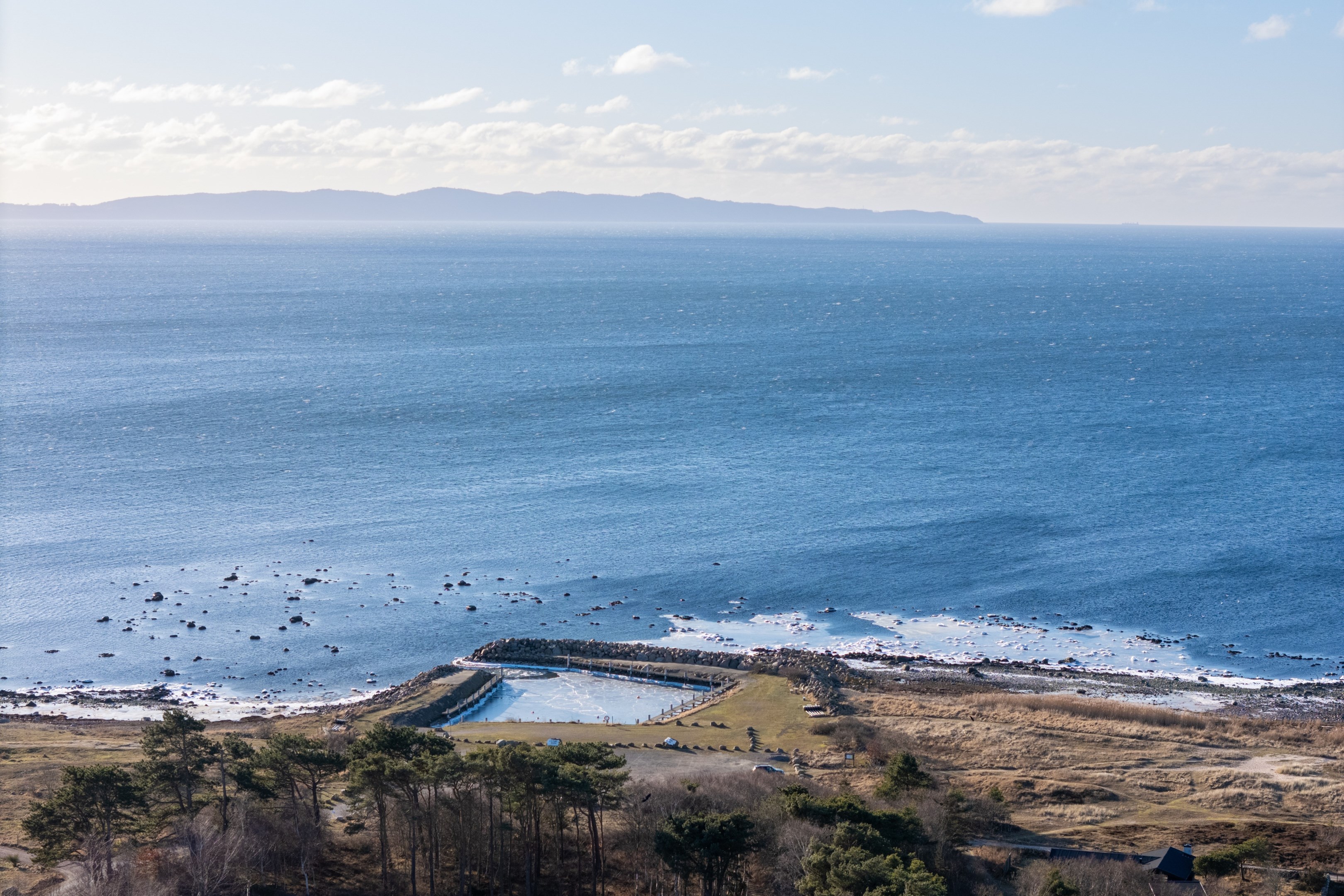 Vistorps hamn mot Kullaberg
