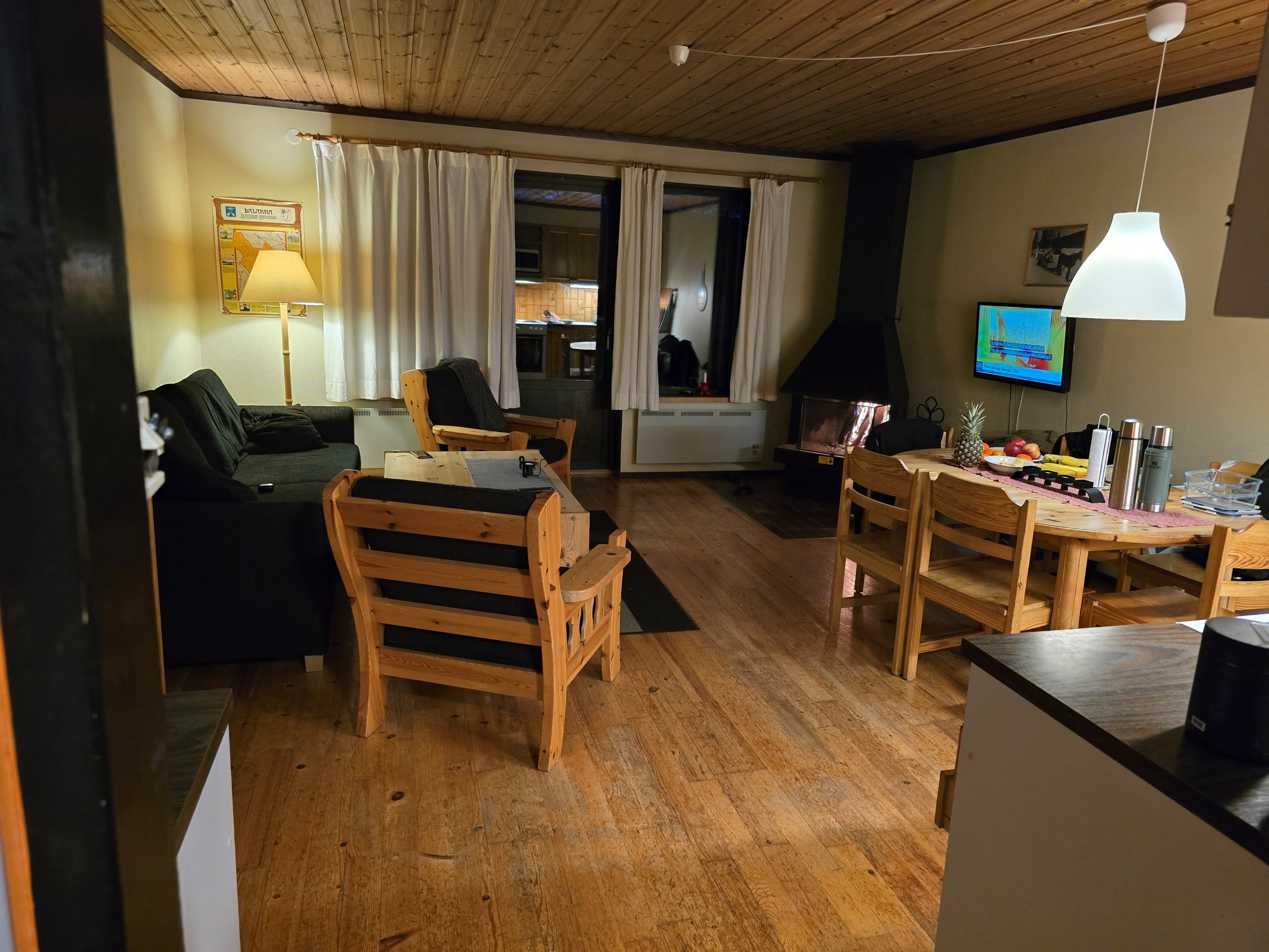 Sprakande brasa och tid att bara vara.