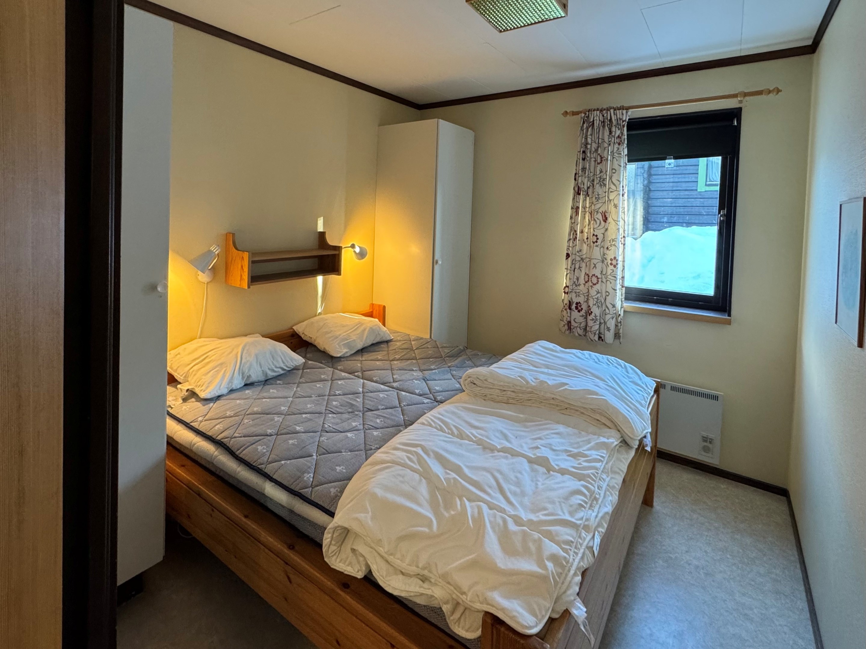 fFrisk luft, värmande eldstad, sköna sängar