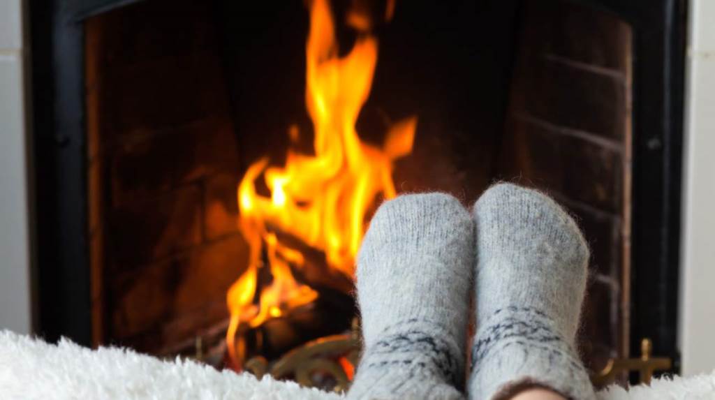  Fisk luft, sprakande värmande brasa, sköna sängar