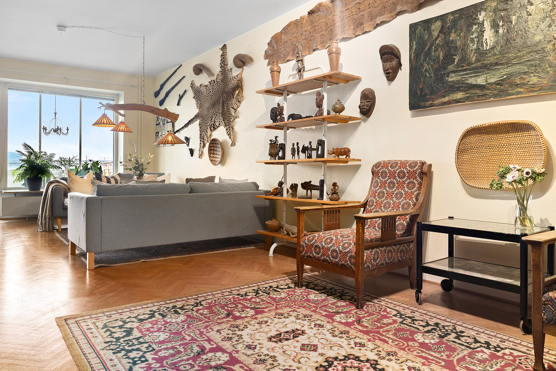 Takhöjden är hela 2,7 och fint ljus från vänster