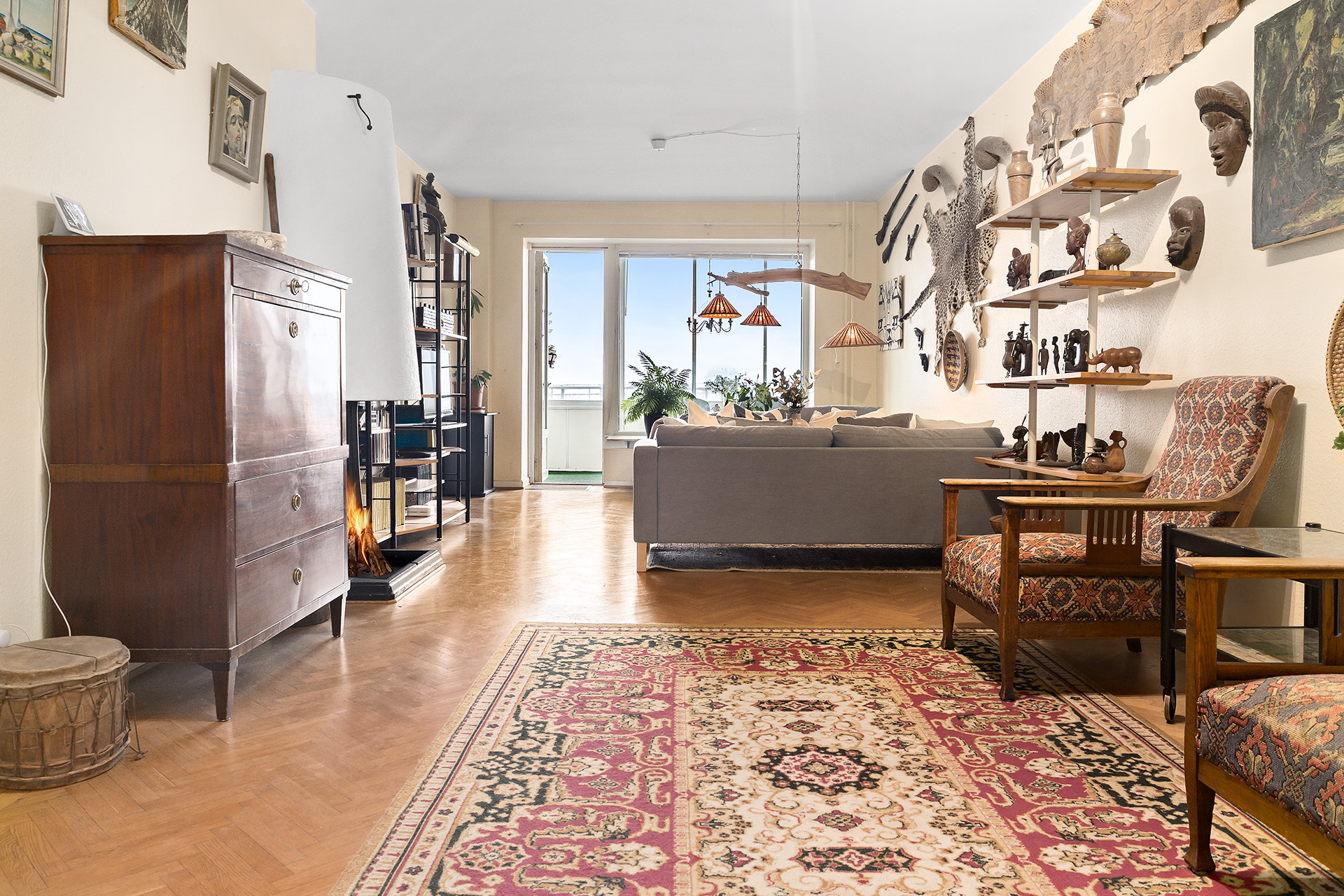 Stort luftigt rum med många möjligheter