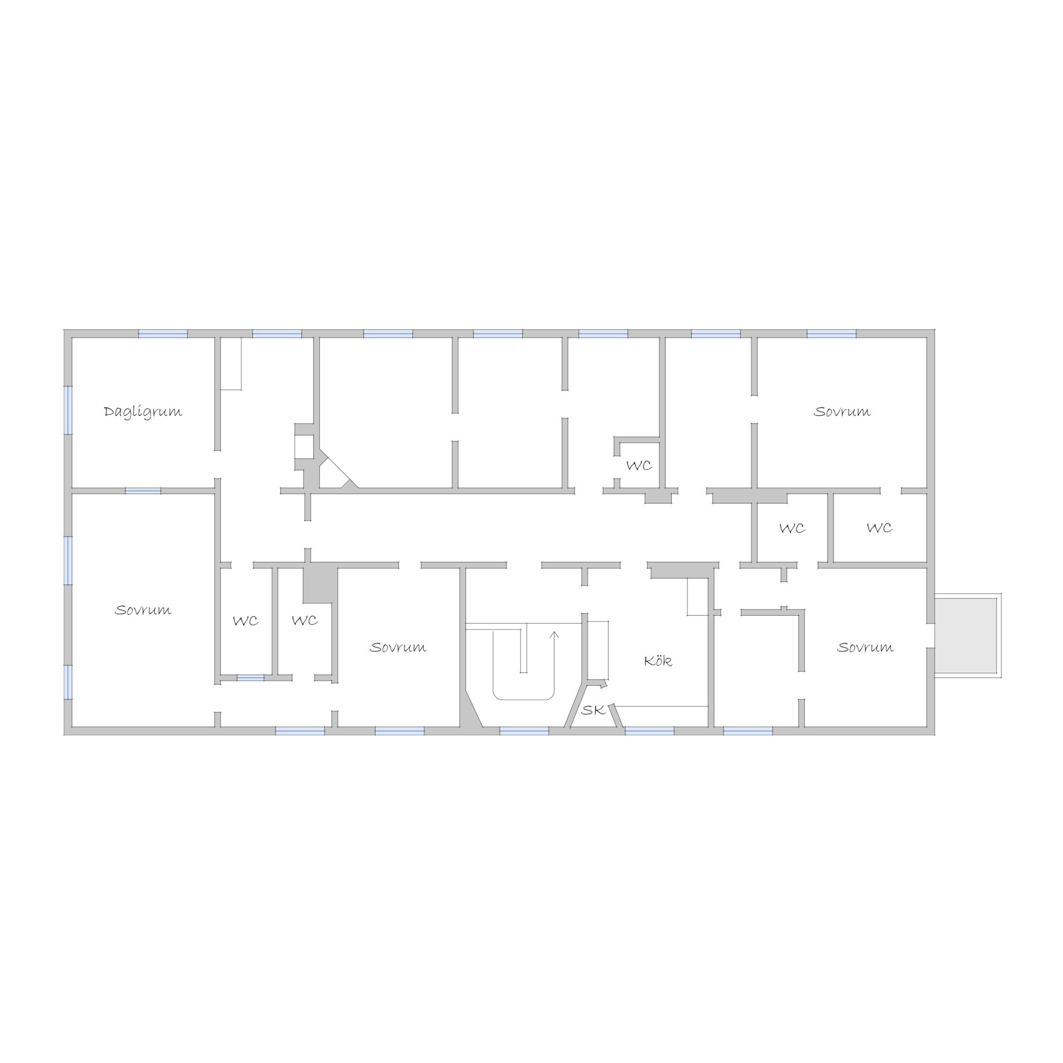 Övervåning Kungsgatan 87