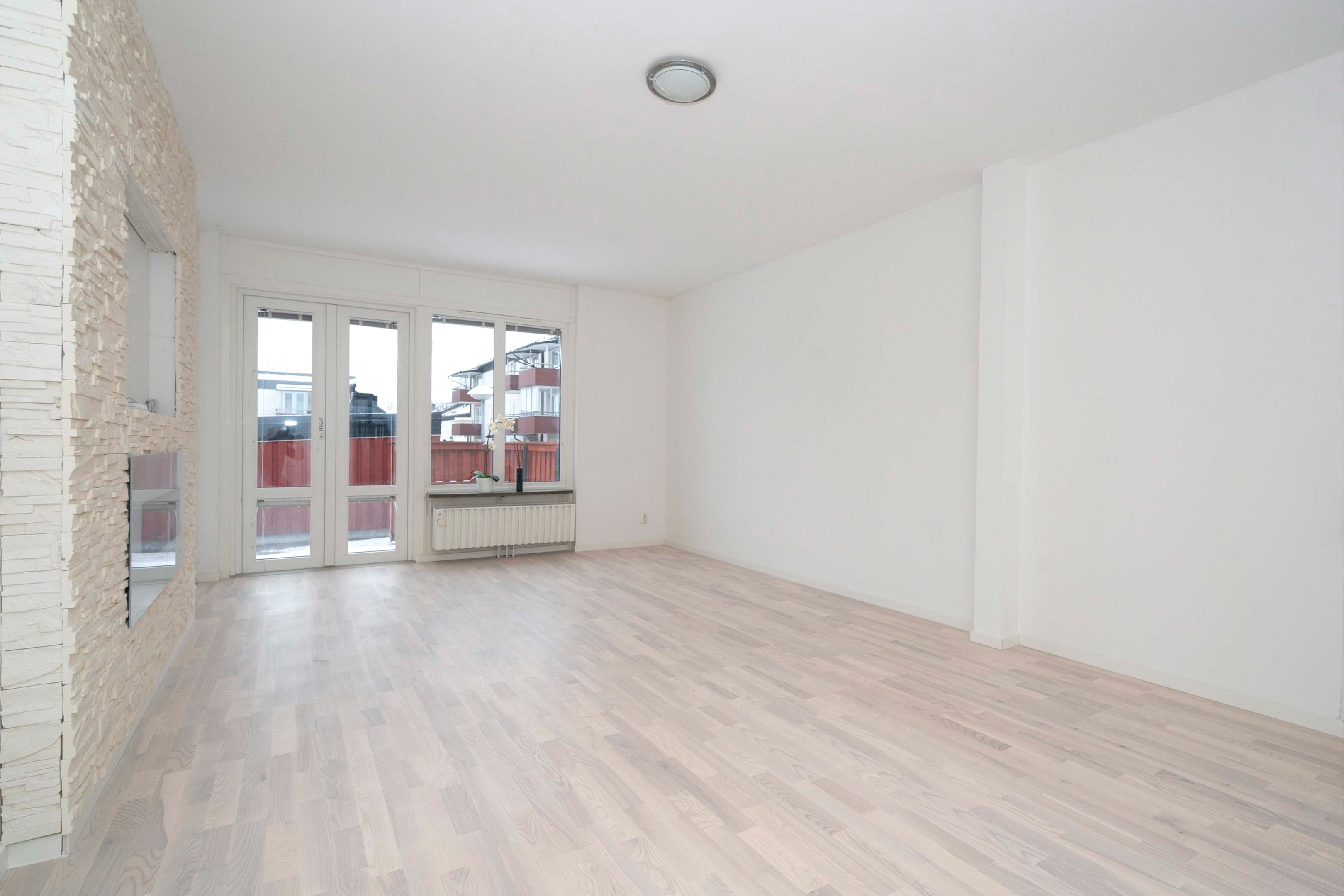 Vardagsrum mot uteplats