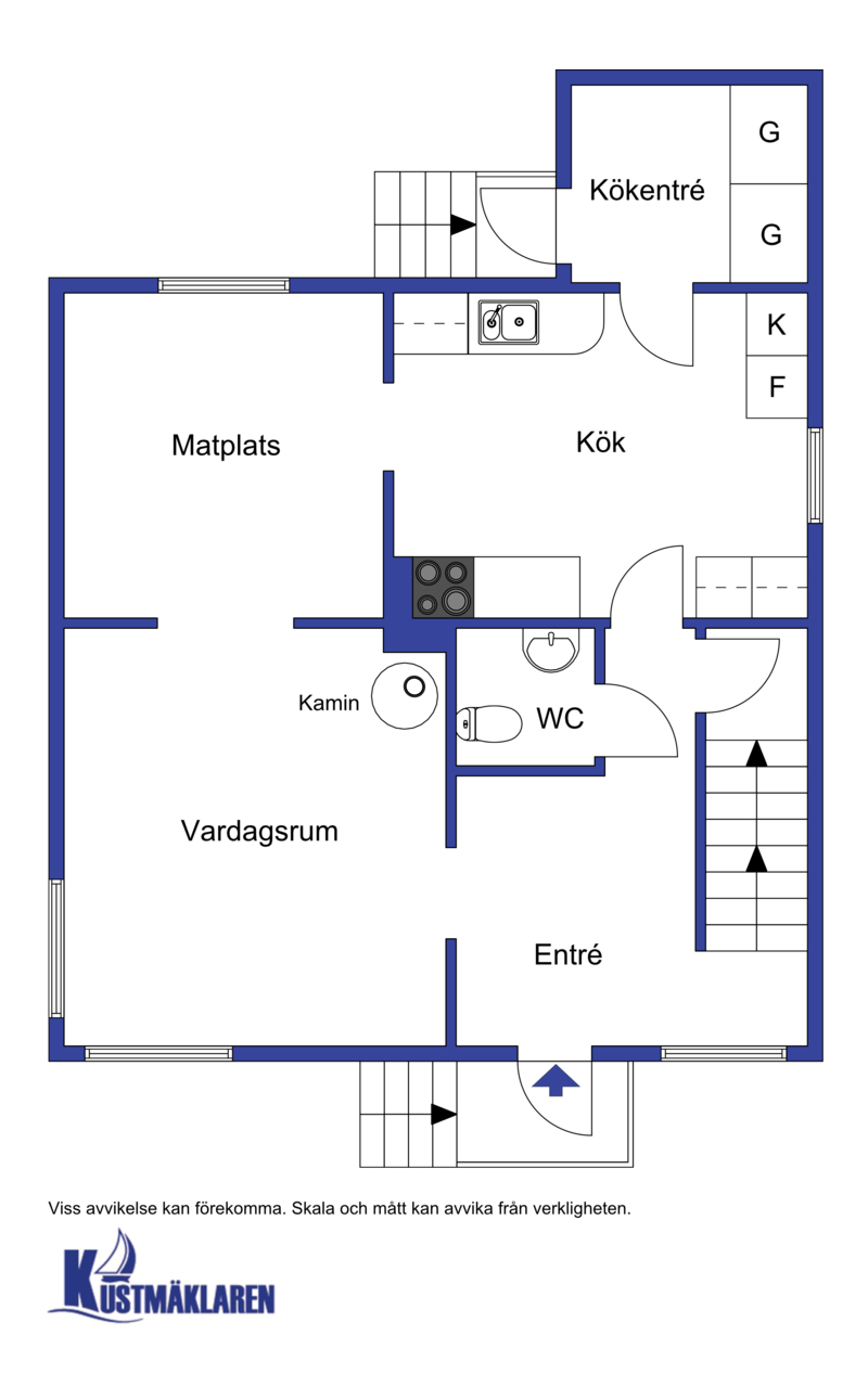 Planritning - Entréplan