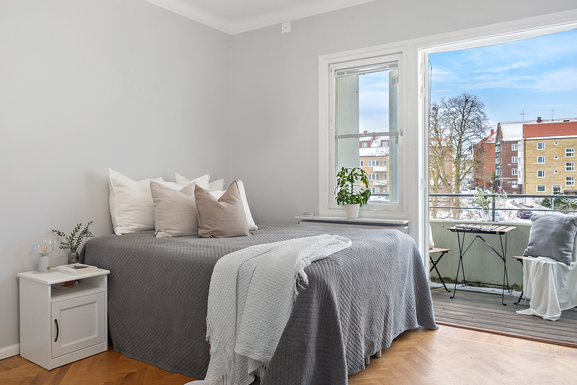 Sovplats i vardagsrummet