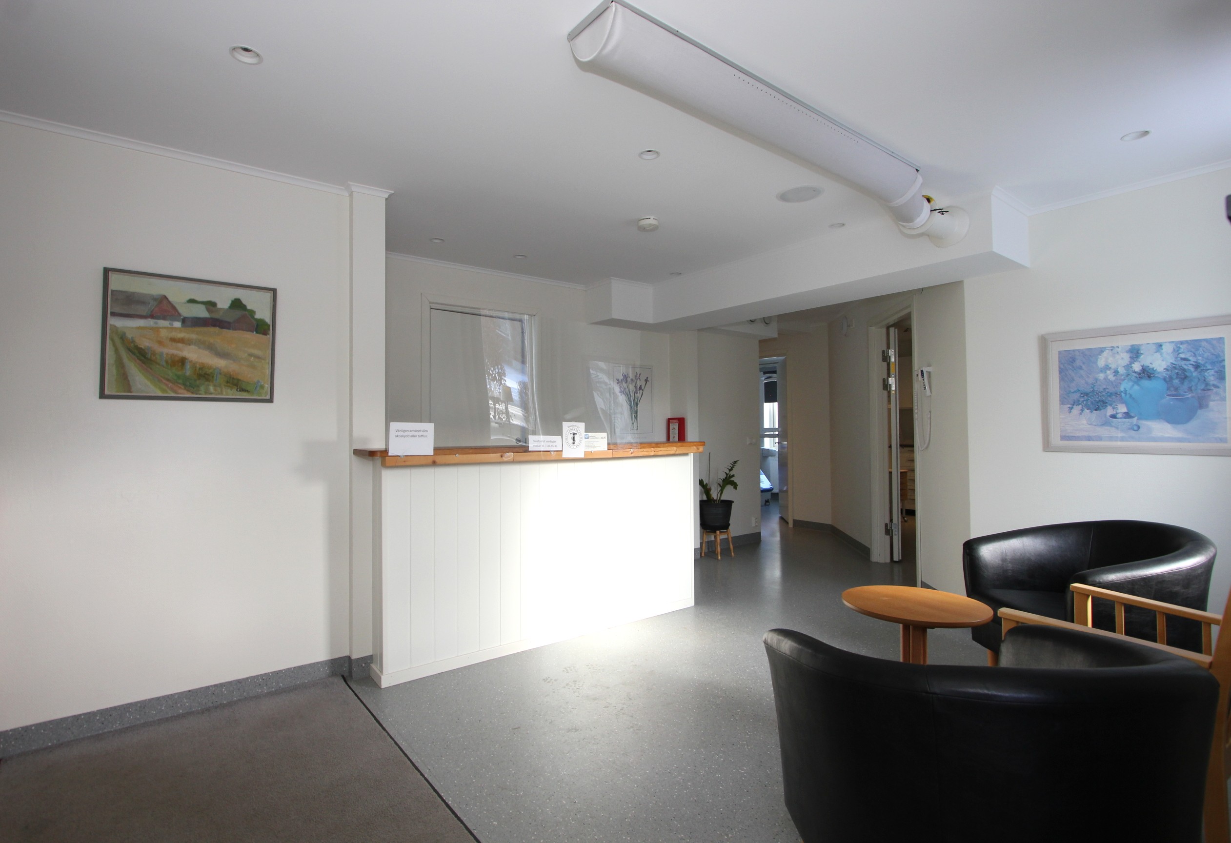 Reception och entréhall