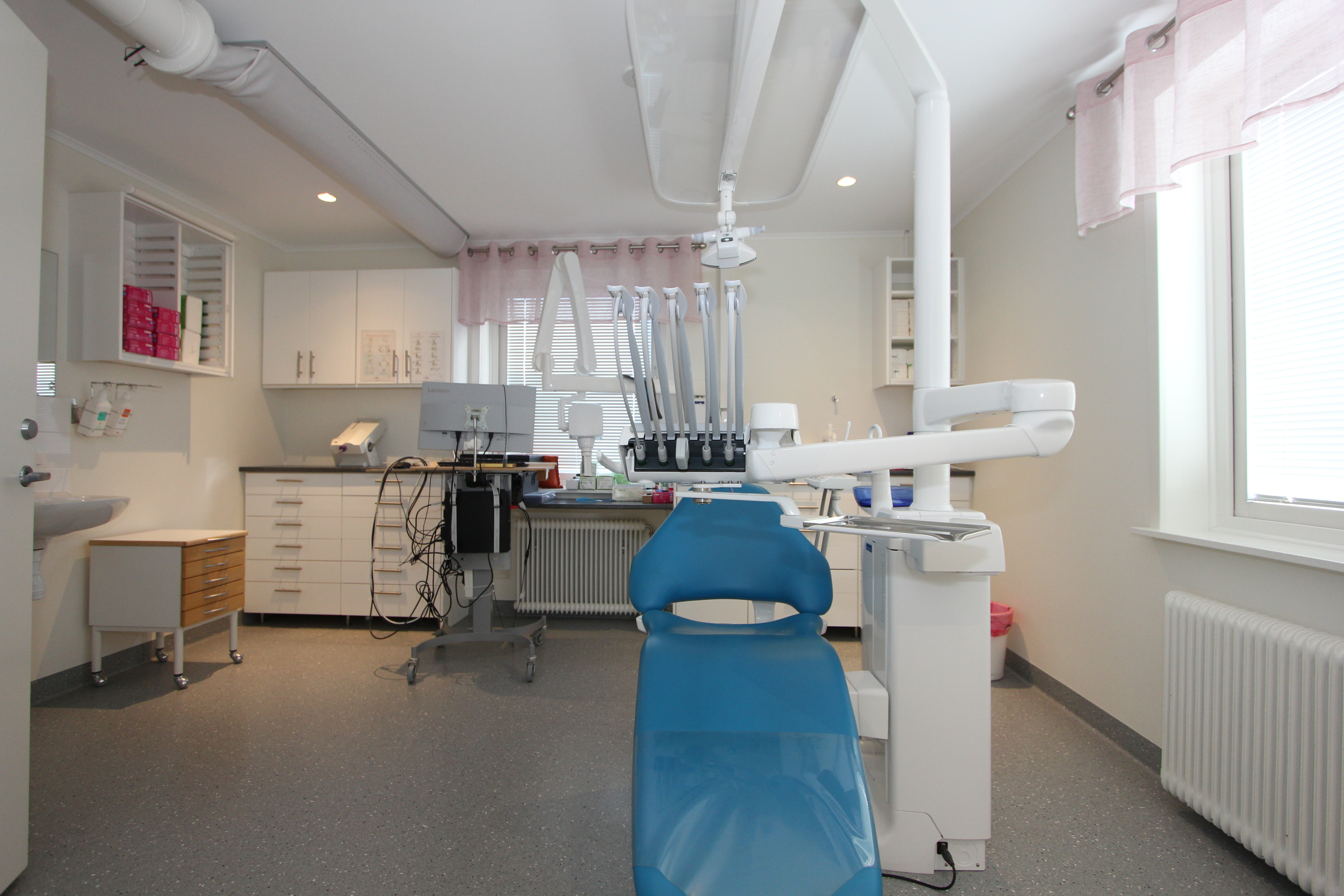 Ett av behandlingsrummen