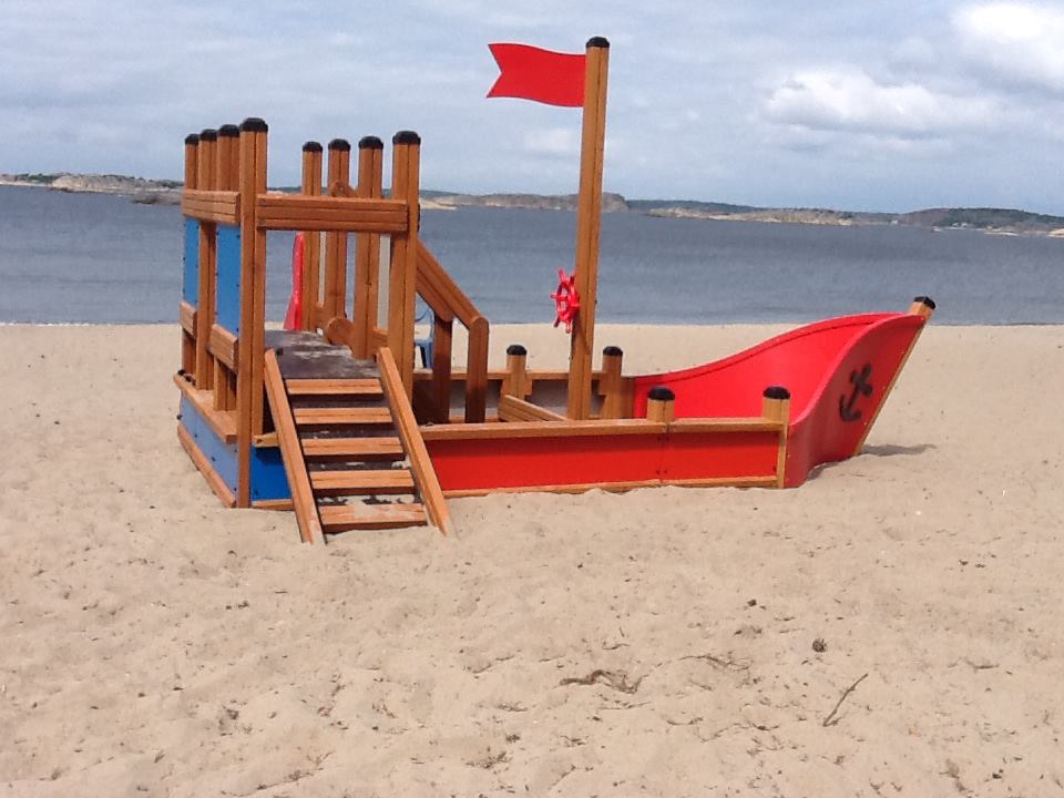 Skeppet vid Capris sandstrand