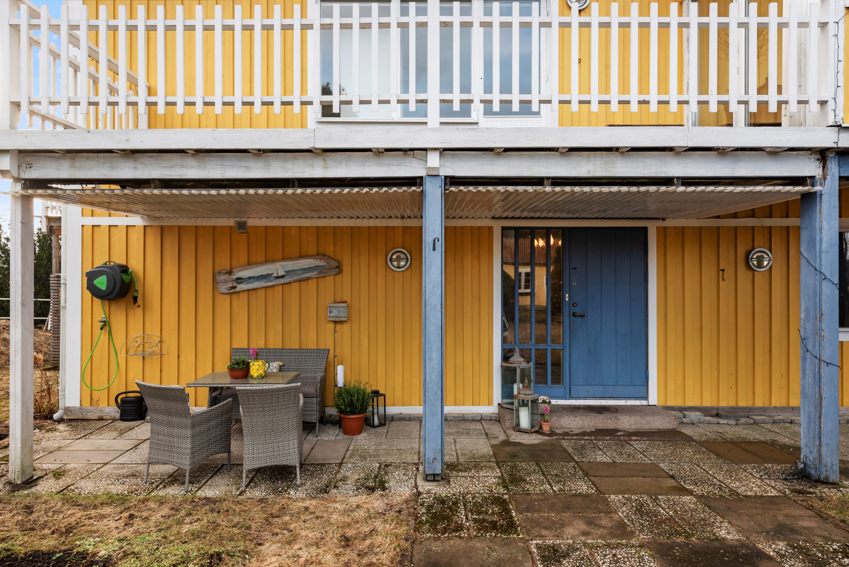 Uteplats mot trädgården