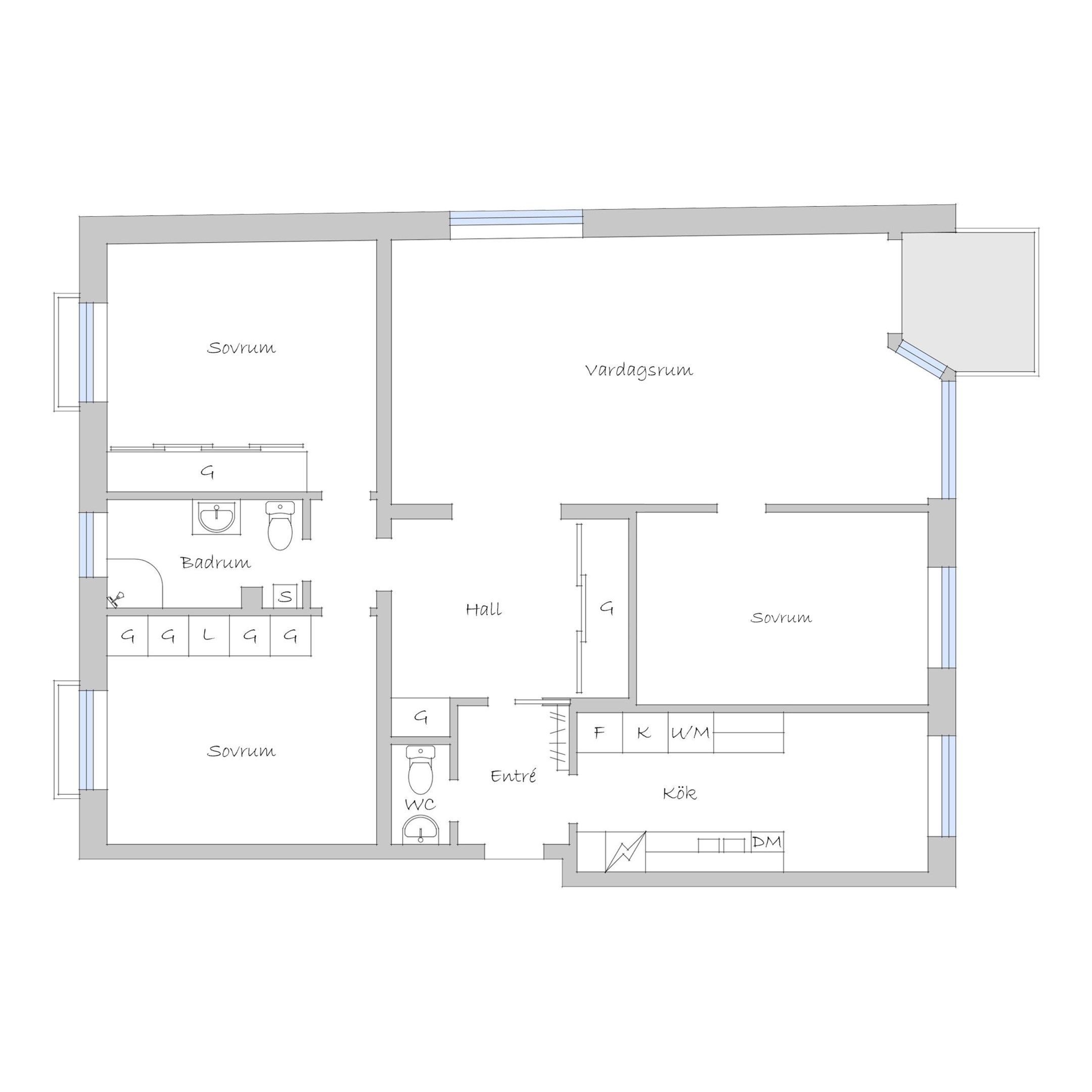 Alternativ planlösning