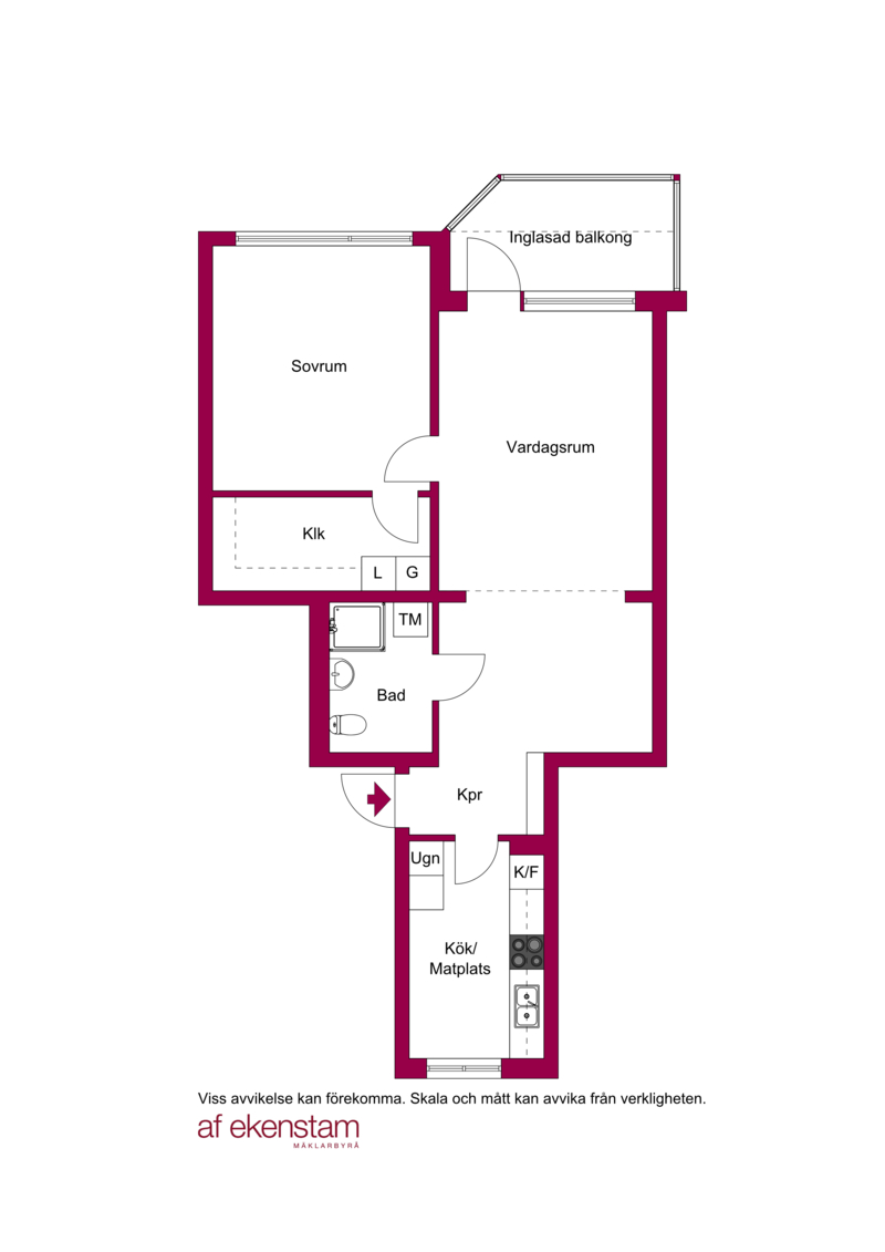 Ursprunglig planlösning