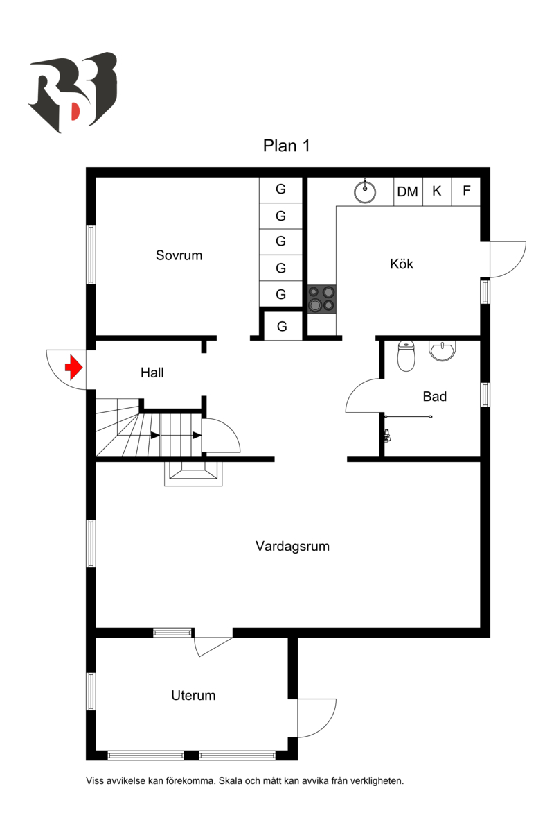 Planlösning bottenplan
