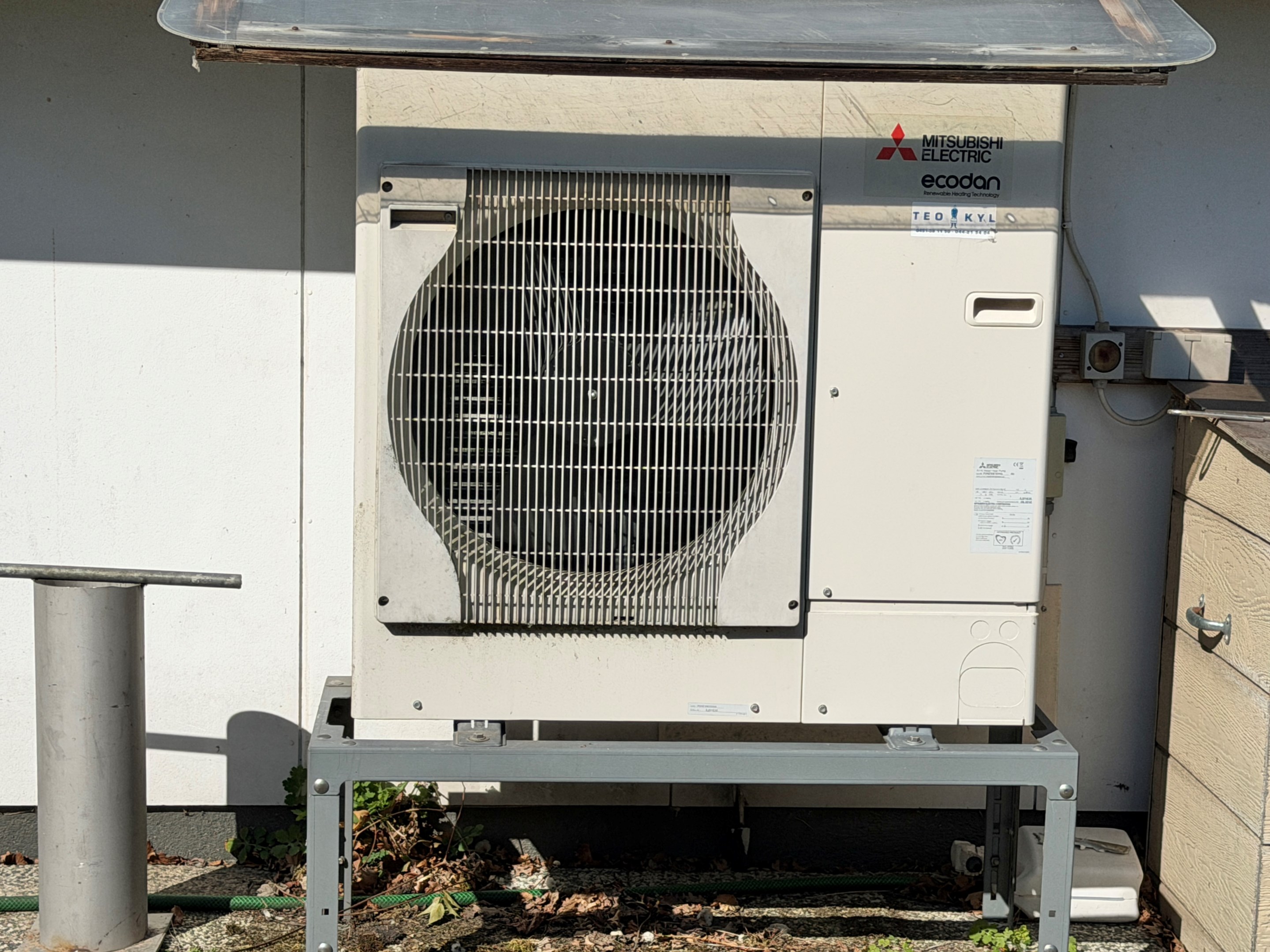 Luft/vattenvärmepump (utedelen)