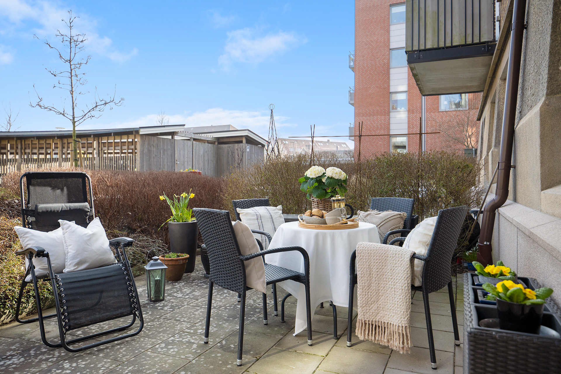 Uteplats på hela 20 kvm