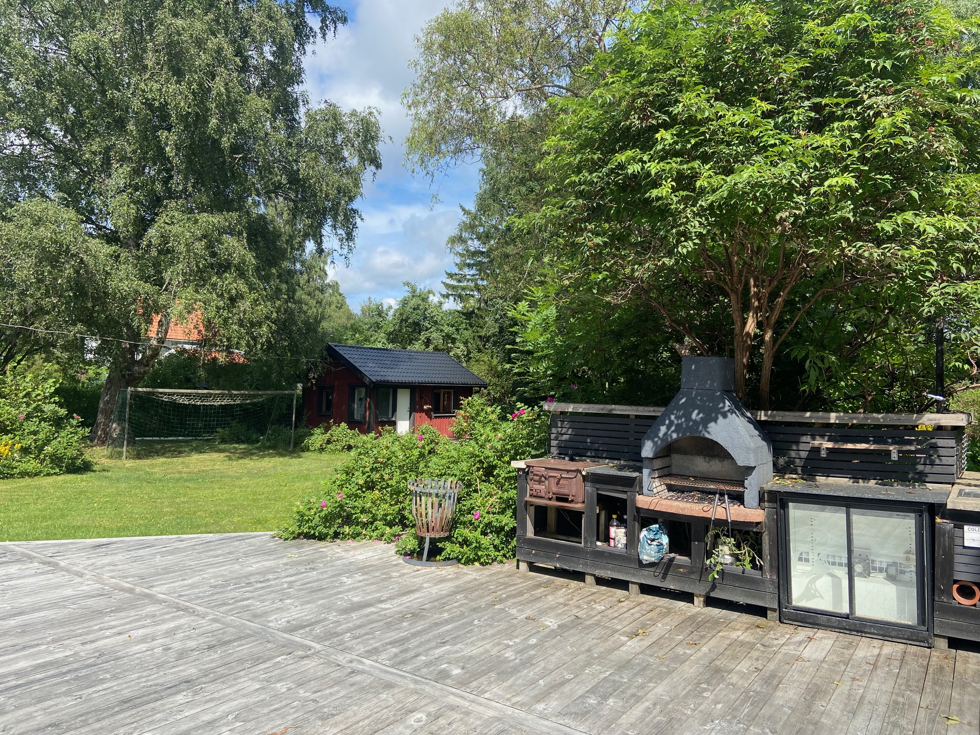Altan med utekök