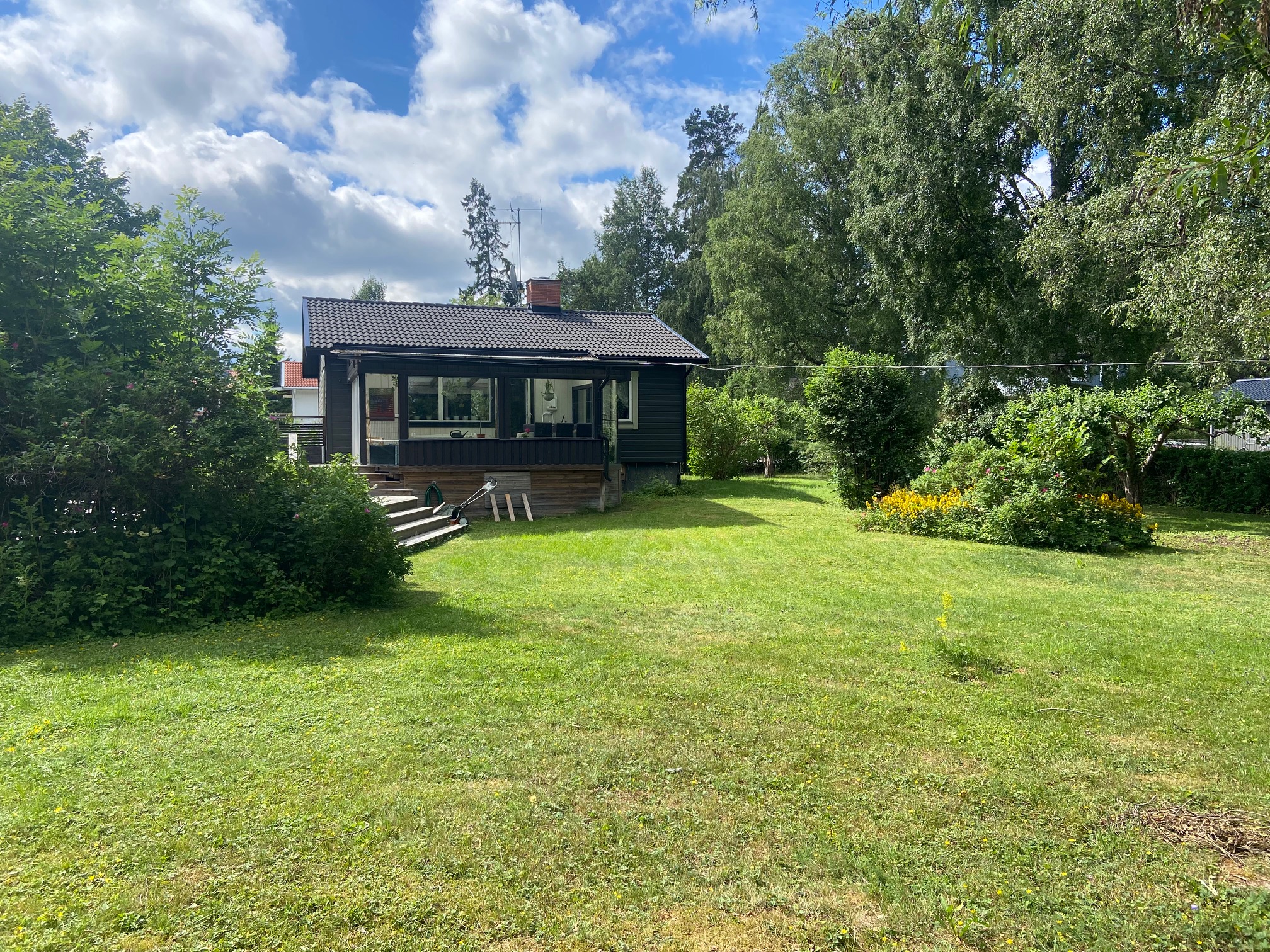 Huset baksidan