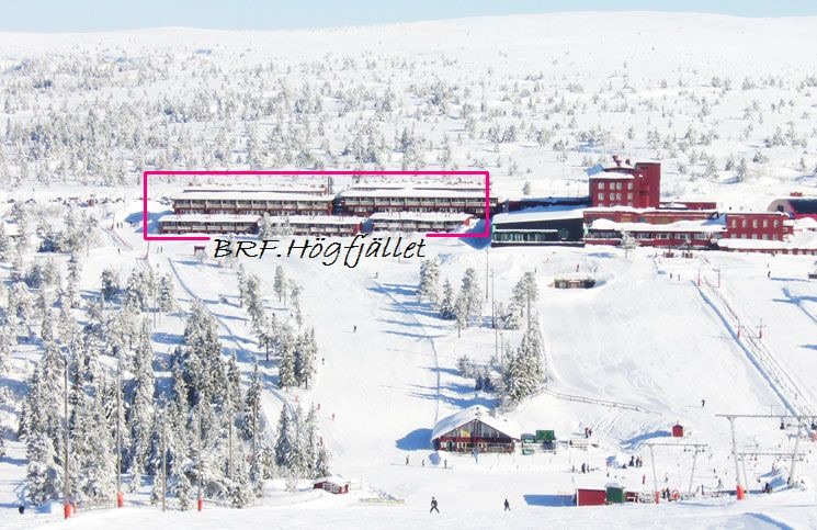 Bo mitt i backen – kliv rakt ut i skidparadiset på Högfjället.