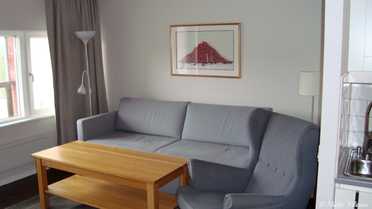 Typisk interiör i Brf Högfjället