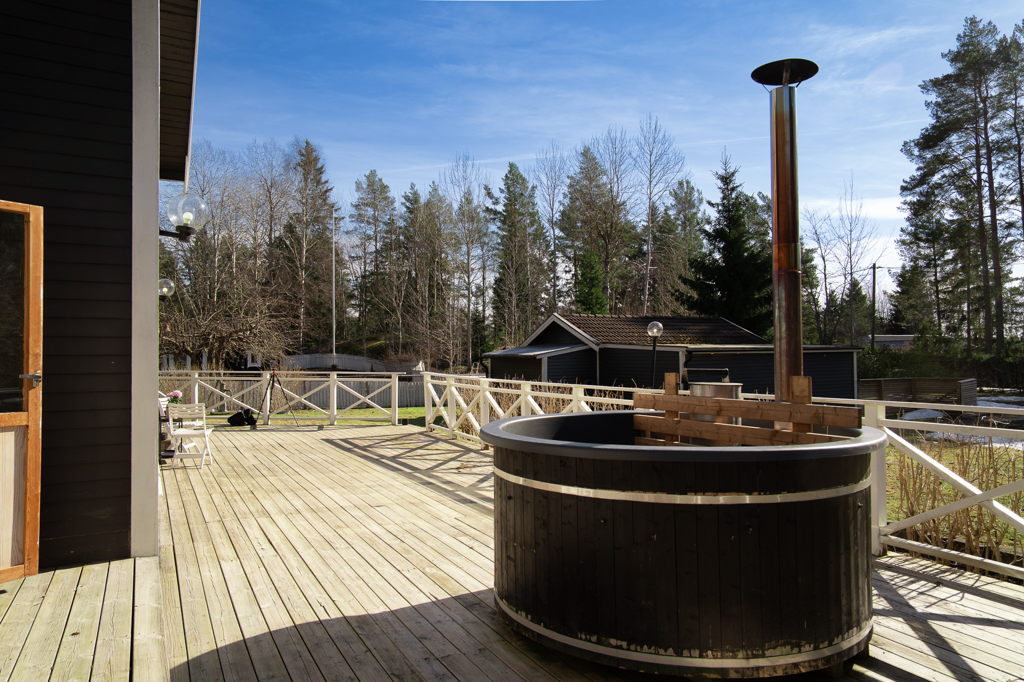 Hot tub i söderläge