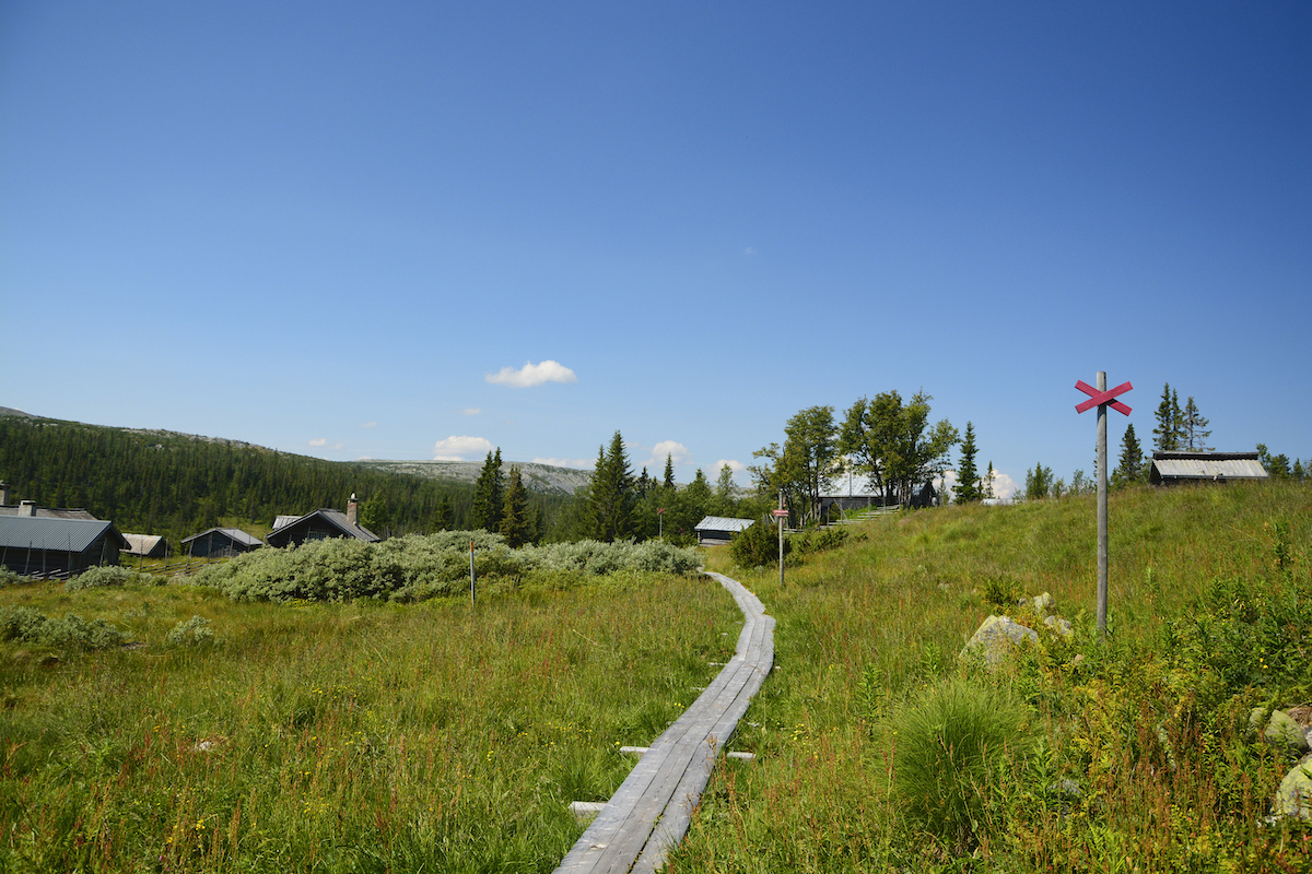 Natursköna vandringsleder precis utanför dörren.