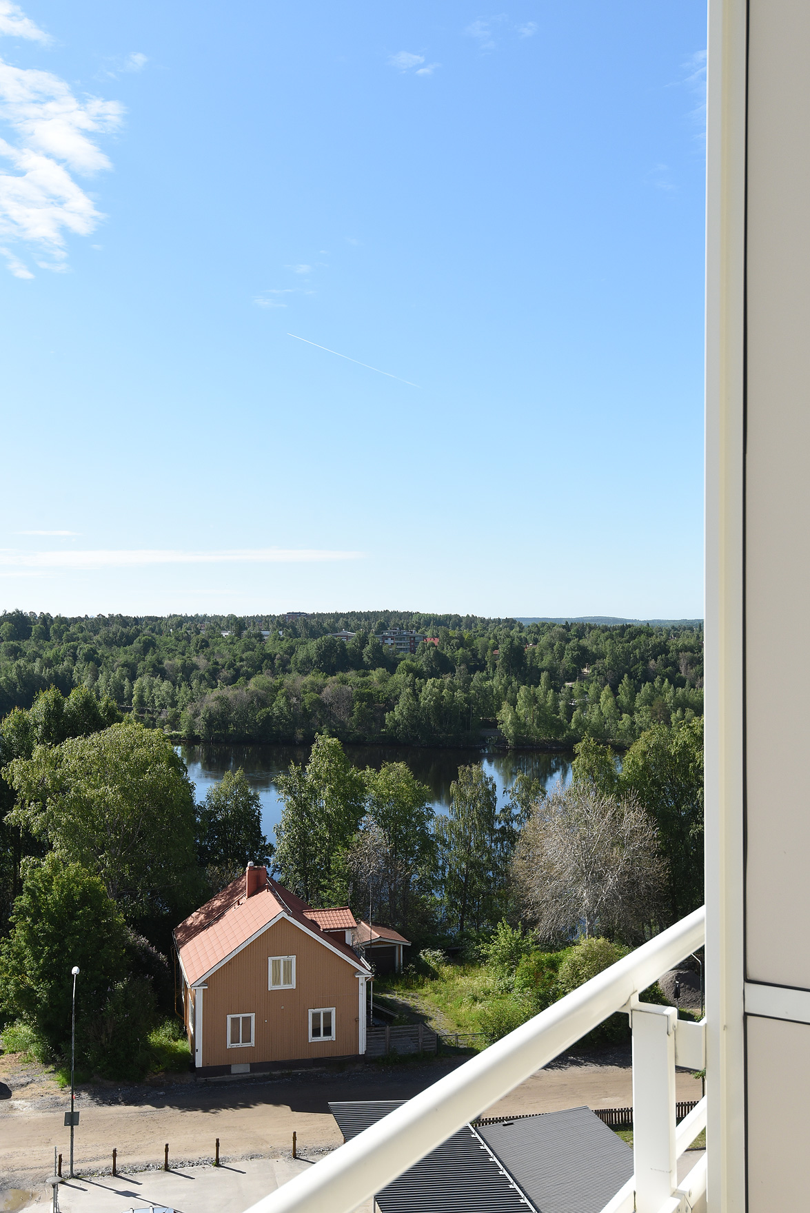 Älvsutsikt från balkong