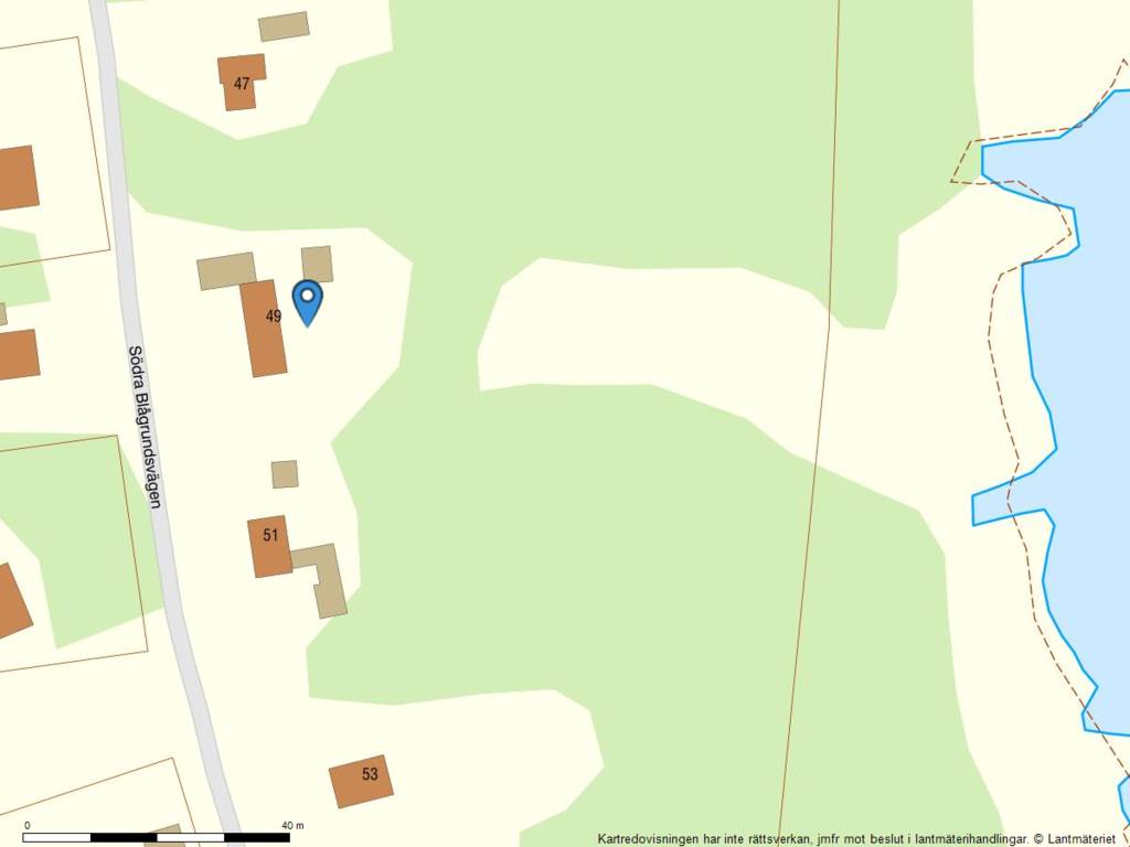 Lågupplöst Fastighetskarta