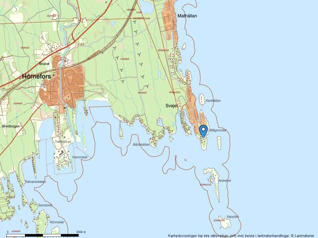 Lågupplöst Fastighetskarta