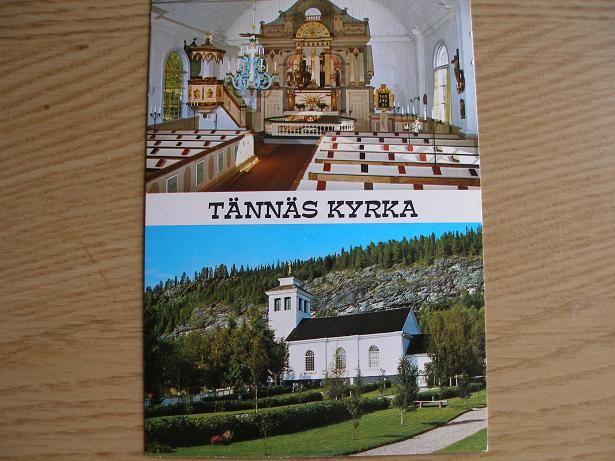 Vykort Tännäs kyrka
