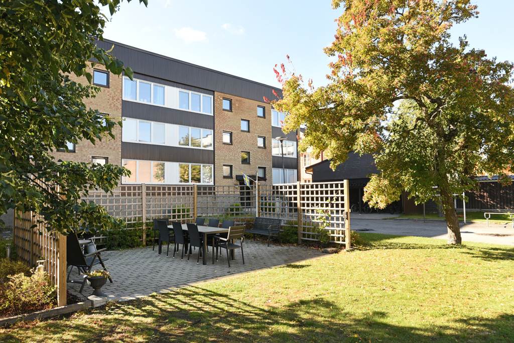 Uteplats på innergården