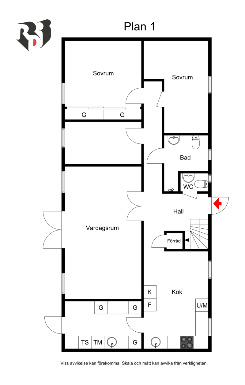 Planlösning - bottenplan