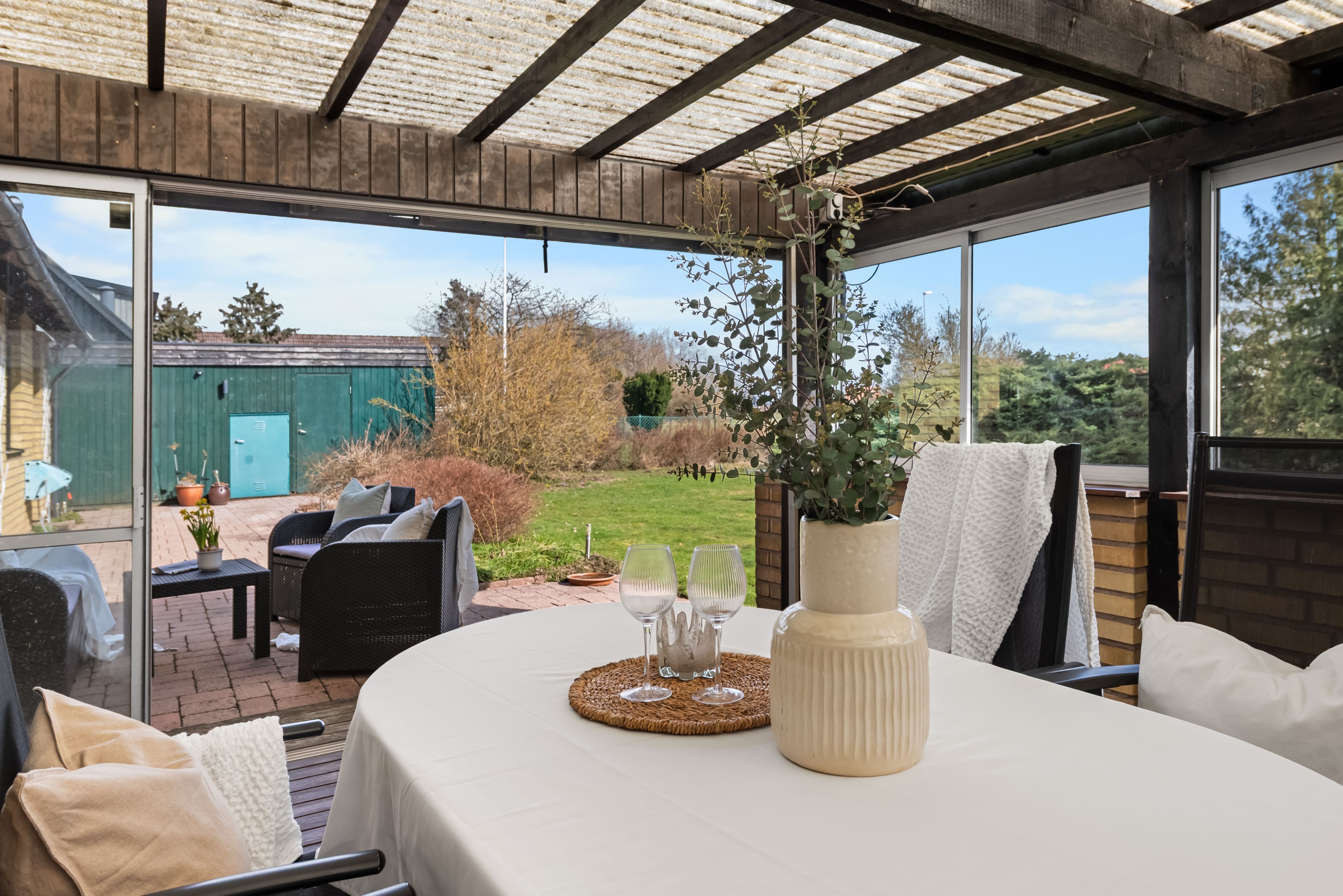 Uterum som är inglasat