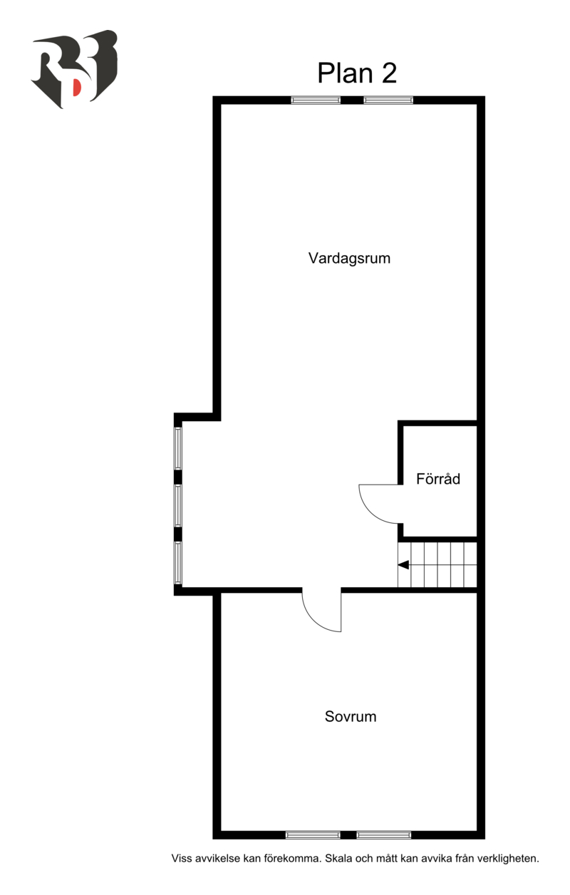 Planlösning - ovanvåning
