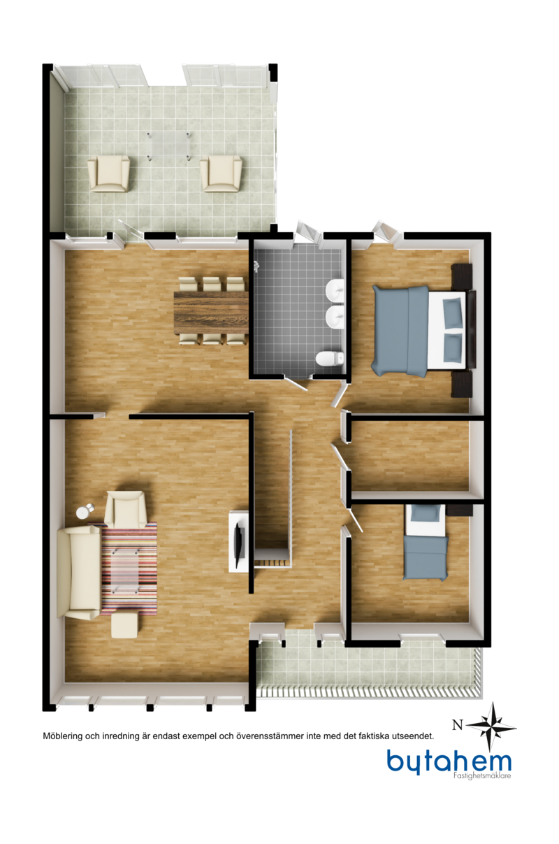 Övre plan 3D