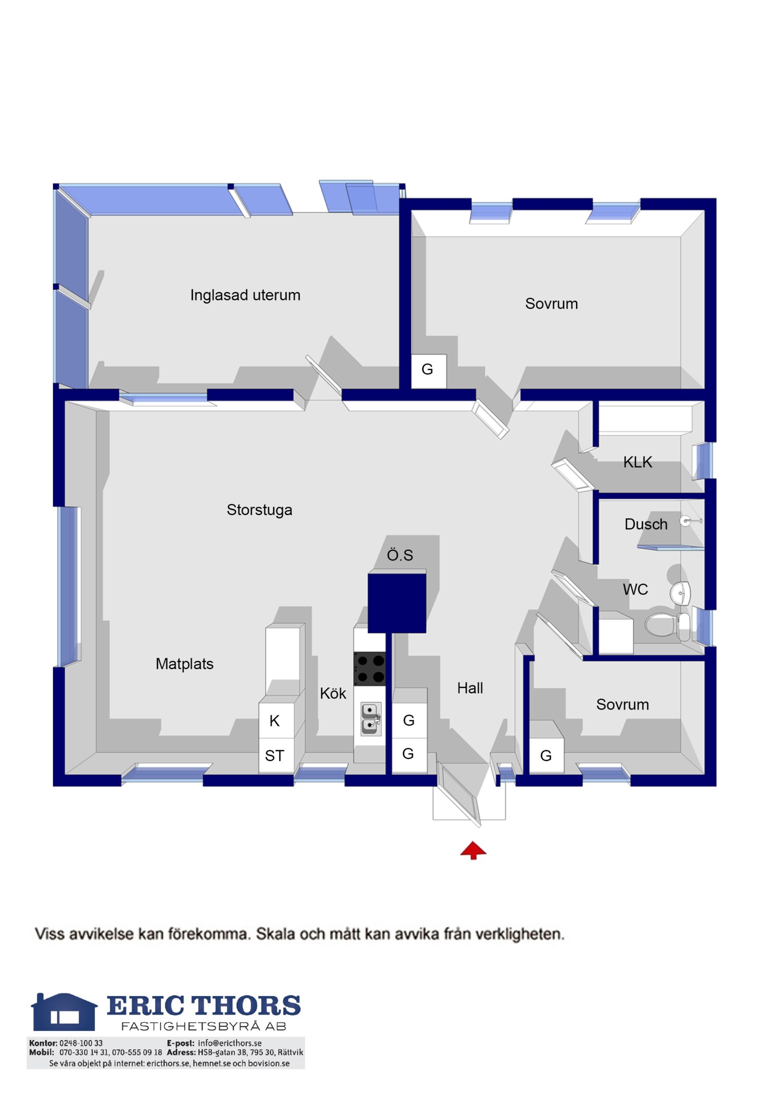 Planlösning Bostadshus