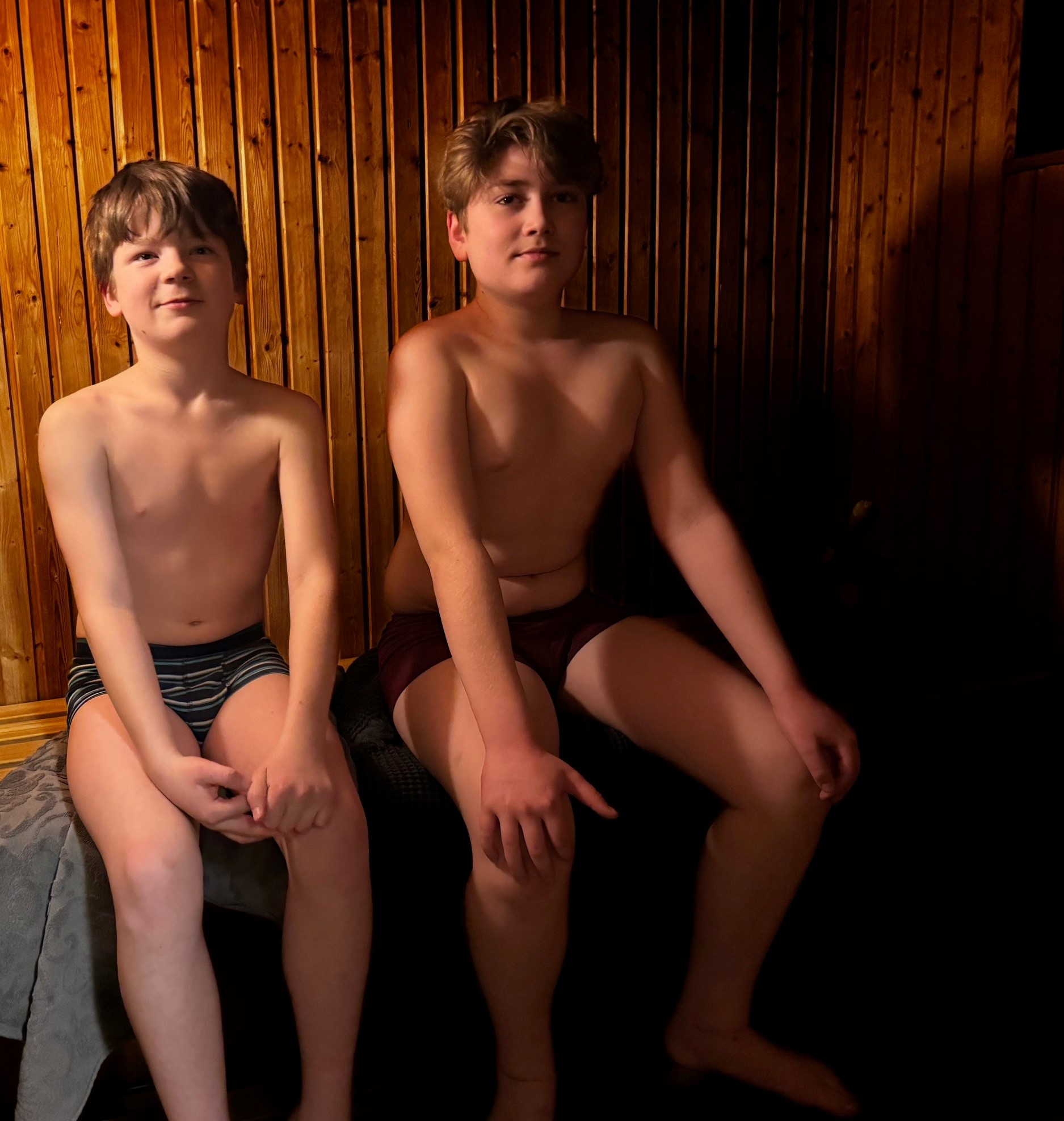 Bastubröder det är vi som glöder, 100 grader nå ja