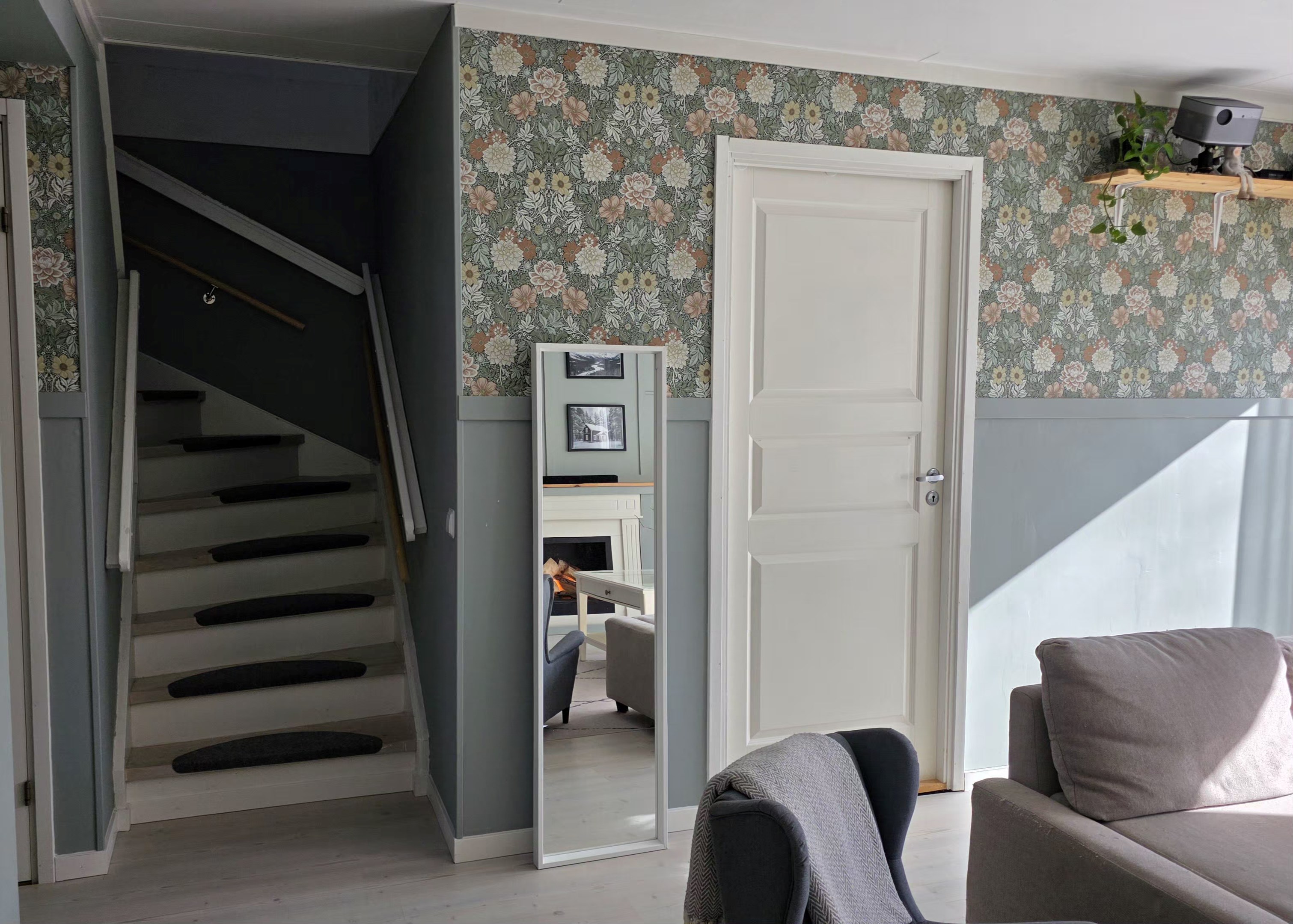 Trapp upp till övervåningen