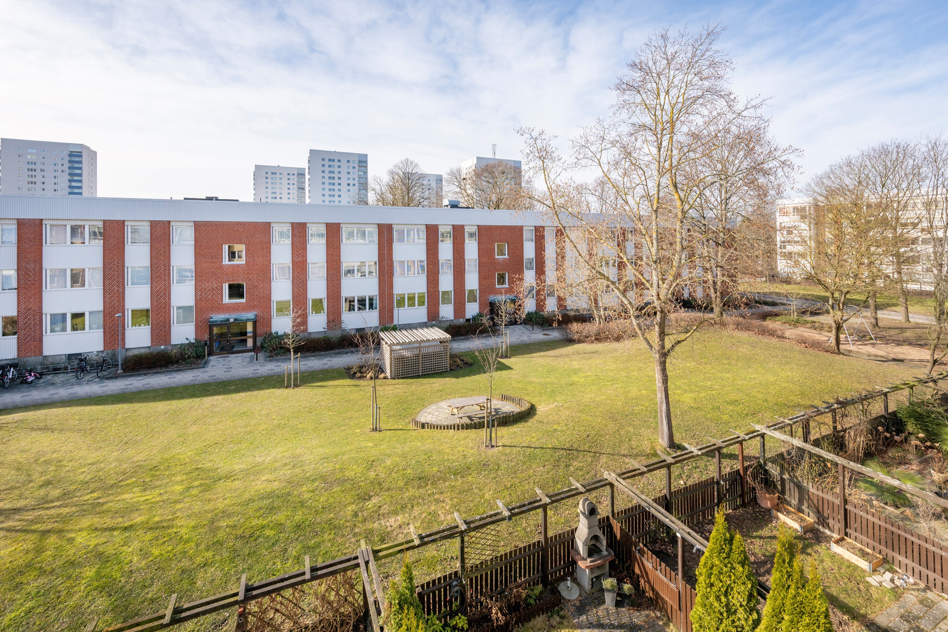 Utsikt från balkongen