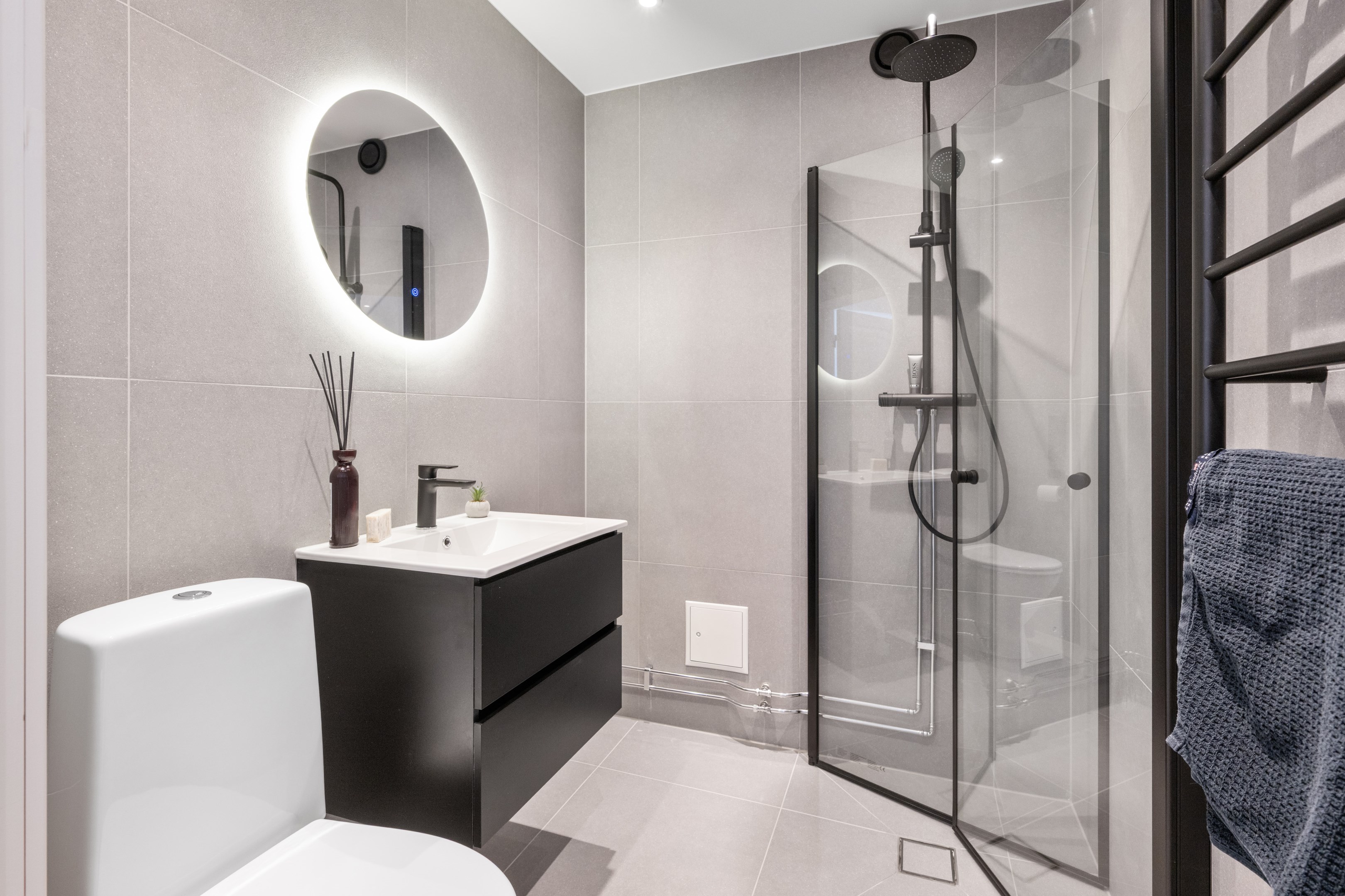 Fräscht och fint badrum