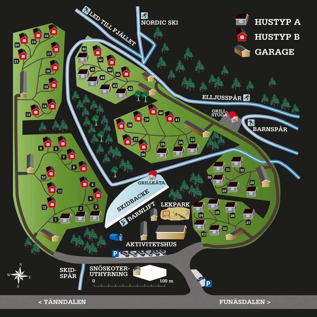 Karta över Fjällkällan