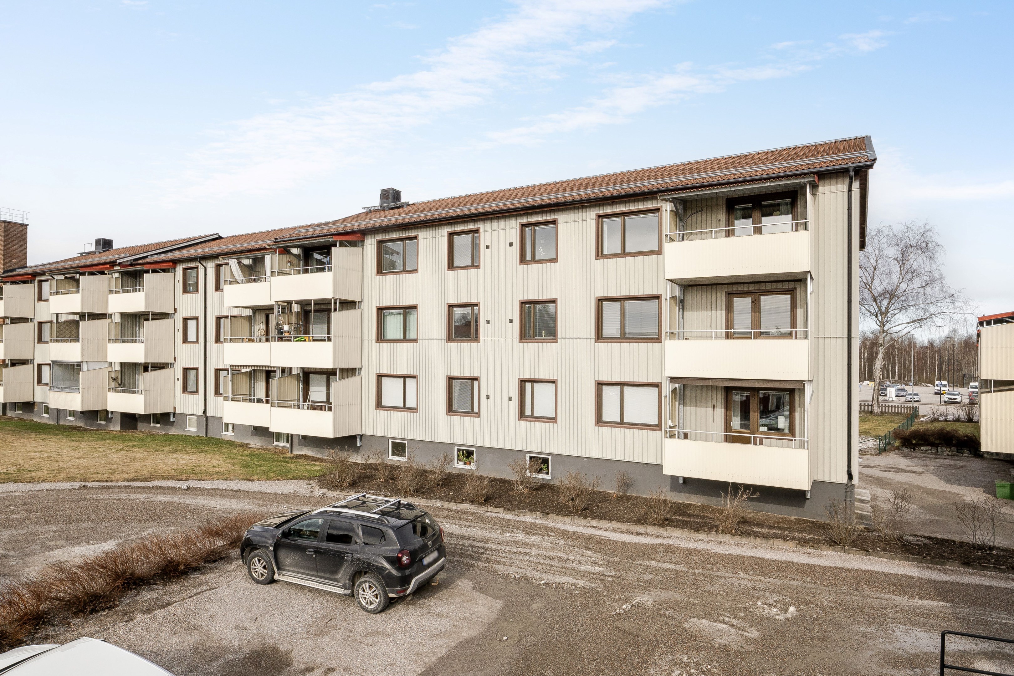 Baksida mot innergård