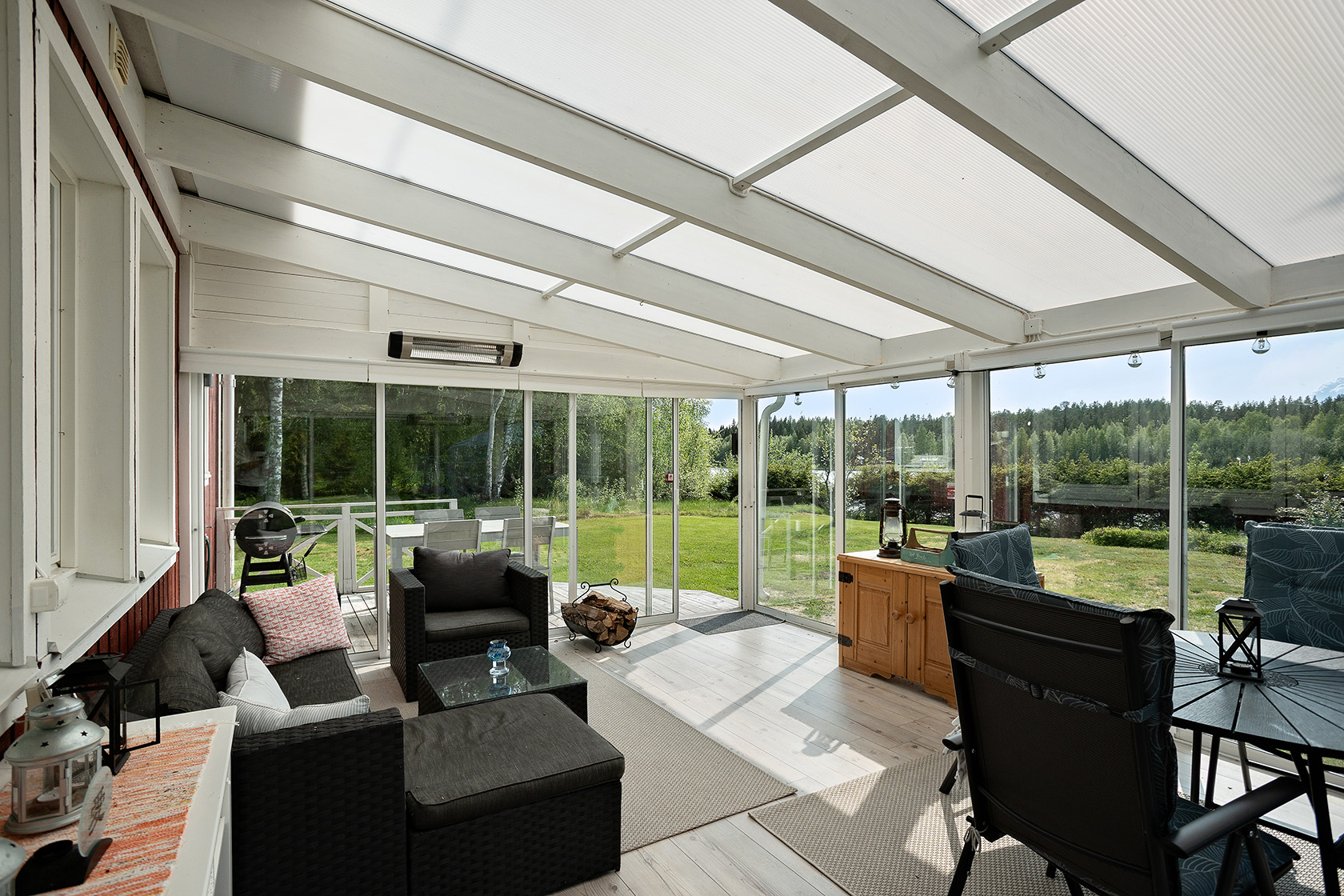 inglasat uterum i västläge