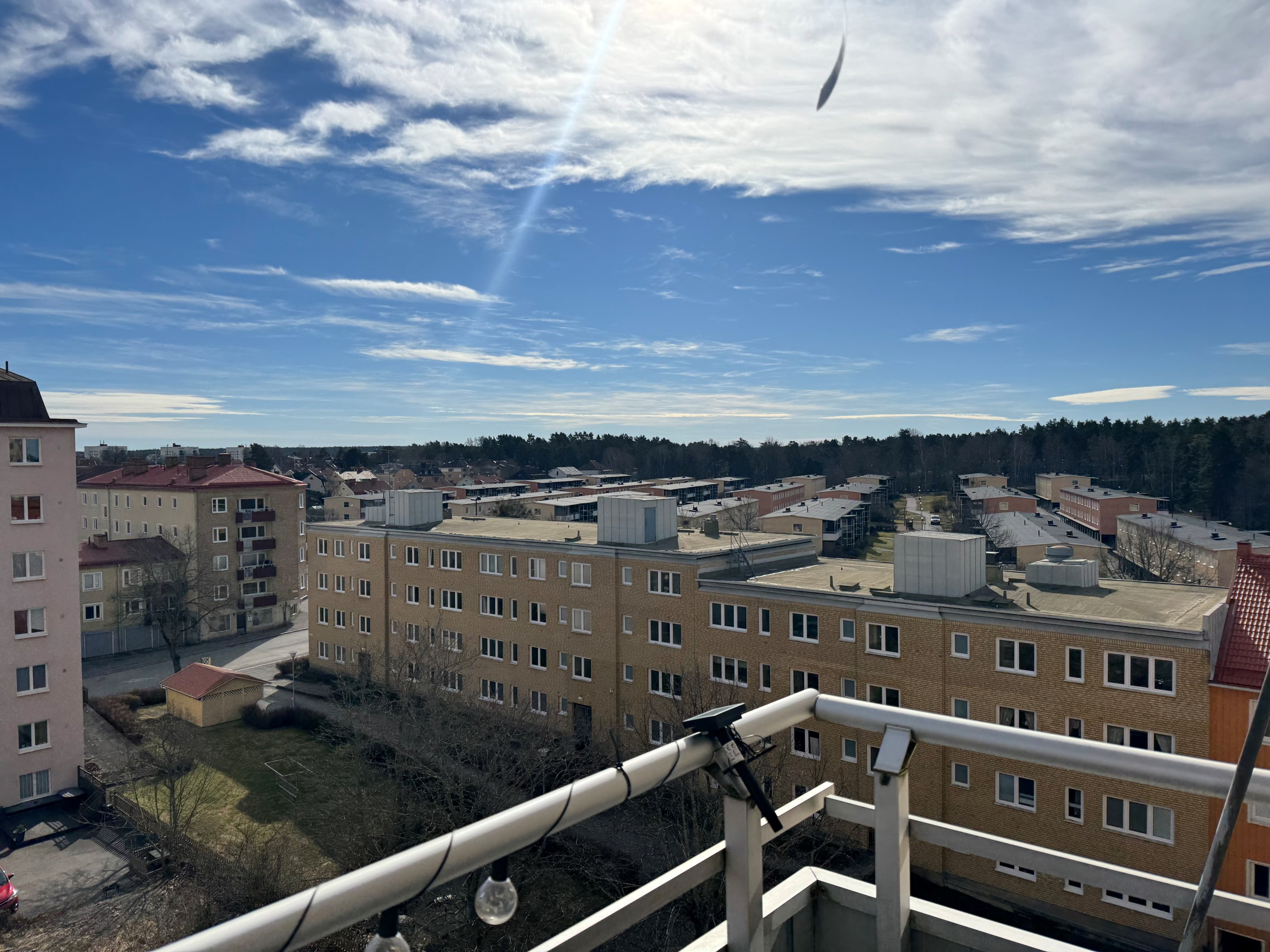 Säljarens privata bild, utsikt från balkongen