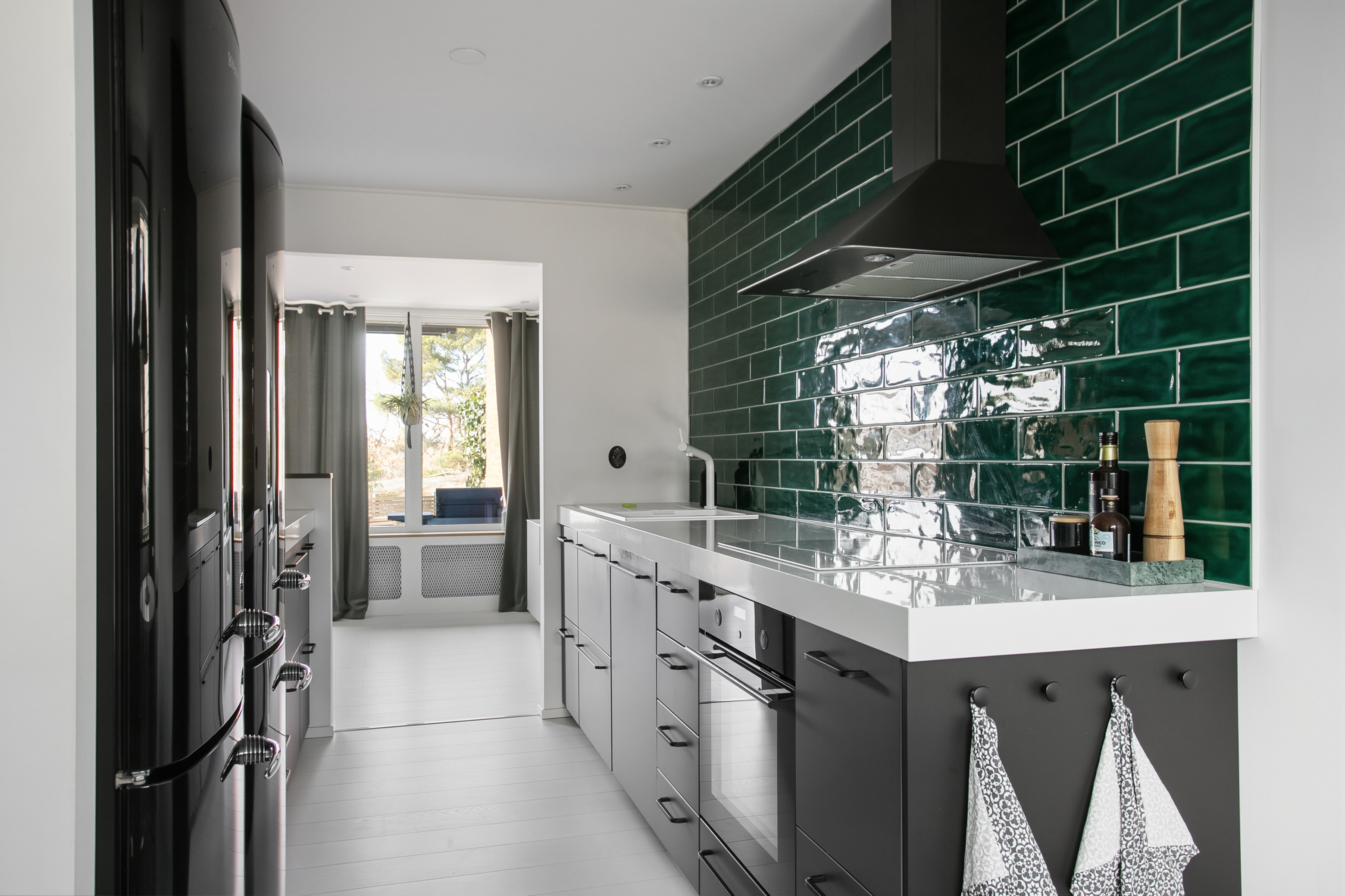 Gott om plats för matlagning och umgås med familjen