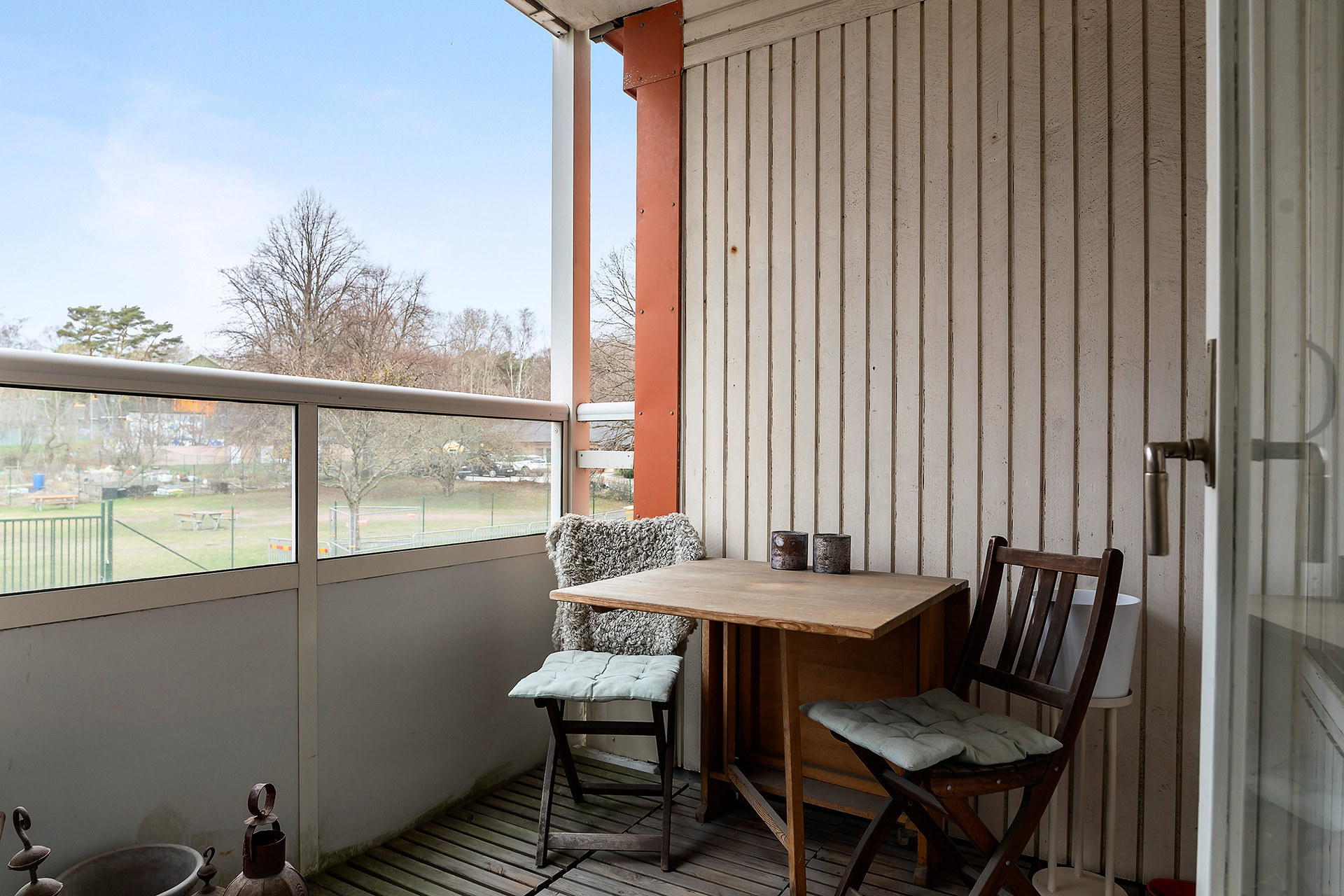 Kvällssol på balkongen