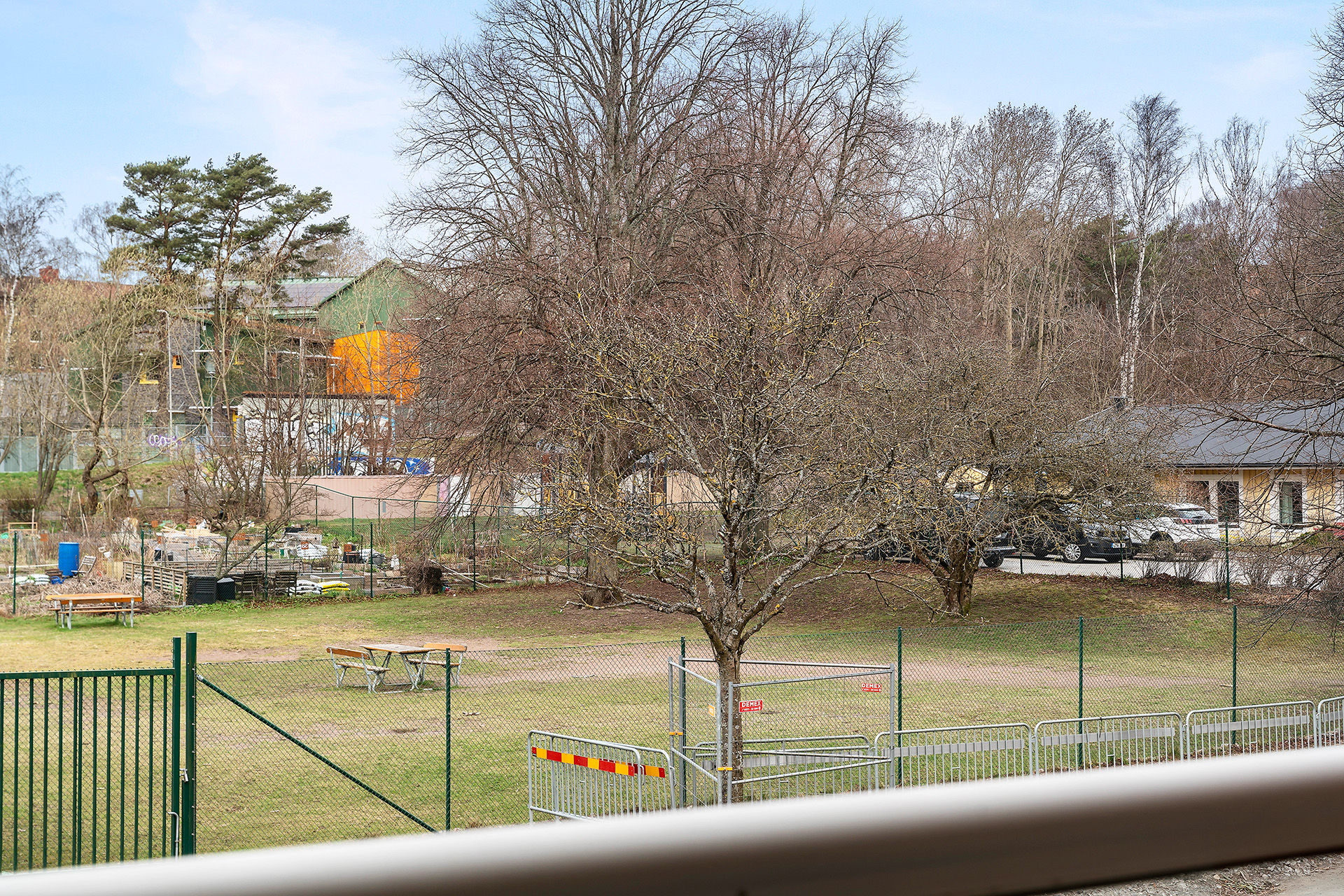 Utsikt från balkongen