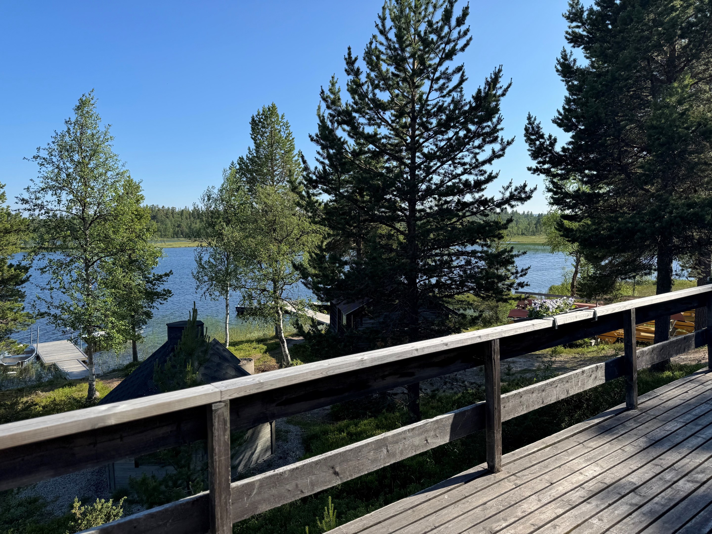 Utsikt från servicehuset