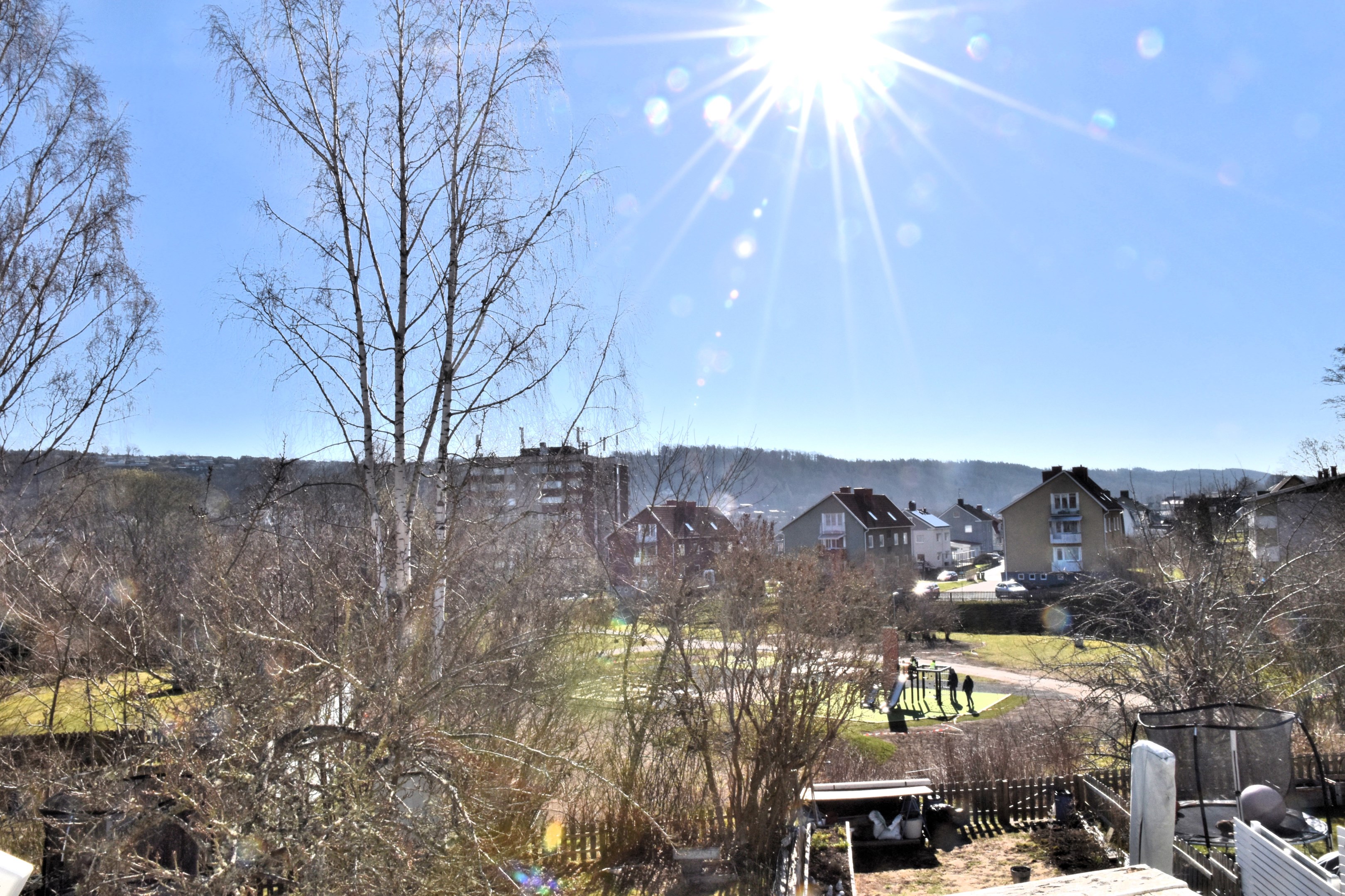Utsikt från balkongen