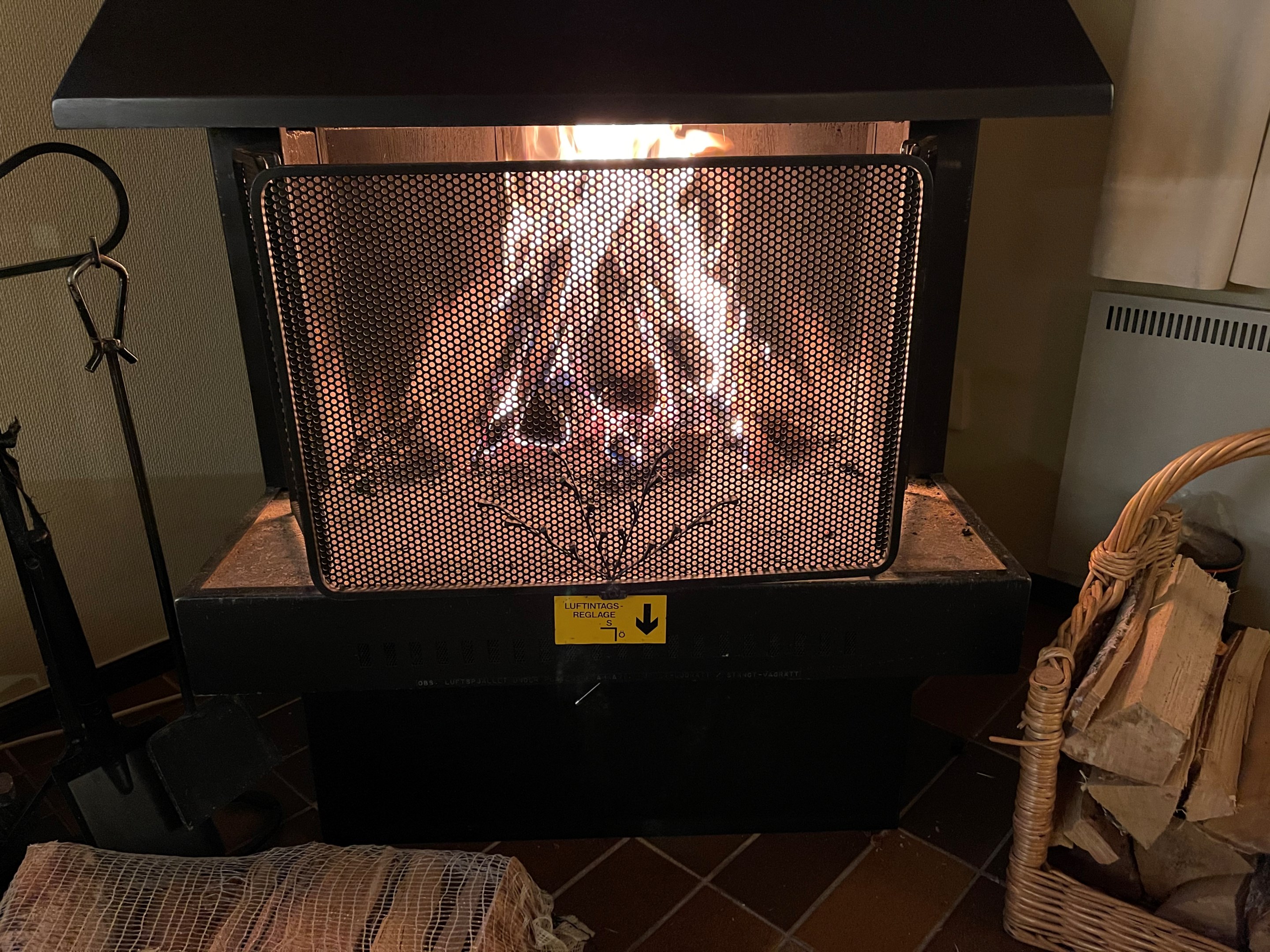 Sprakande brasa och tid att bara vara